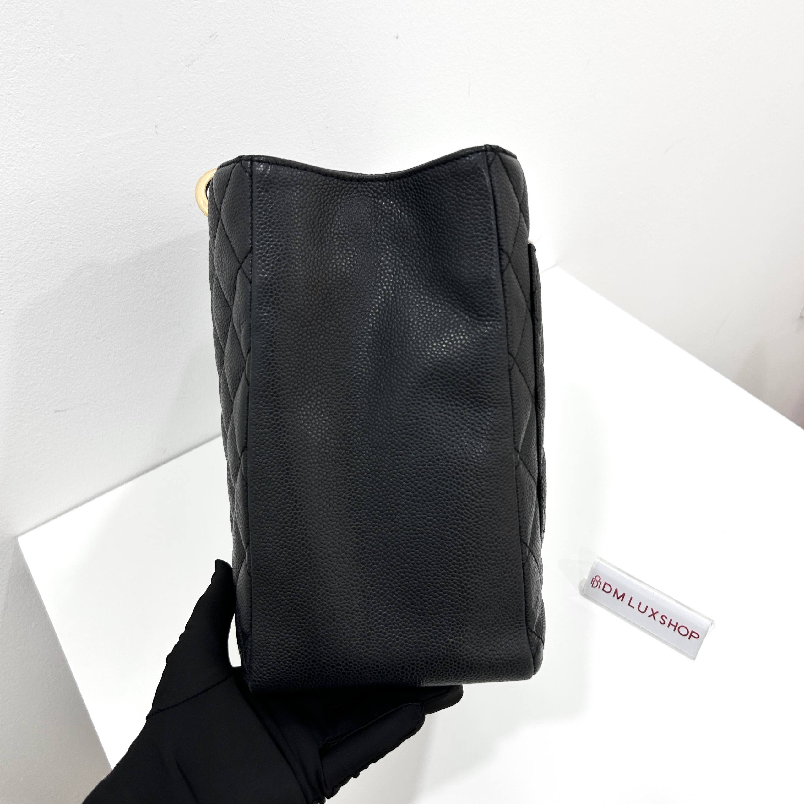 Chanel Black Caviar GST GHW (Serial 15)