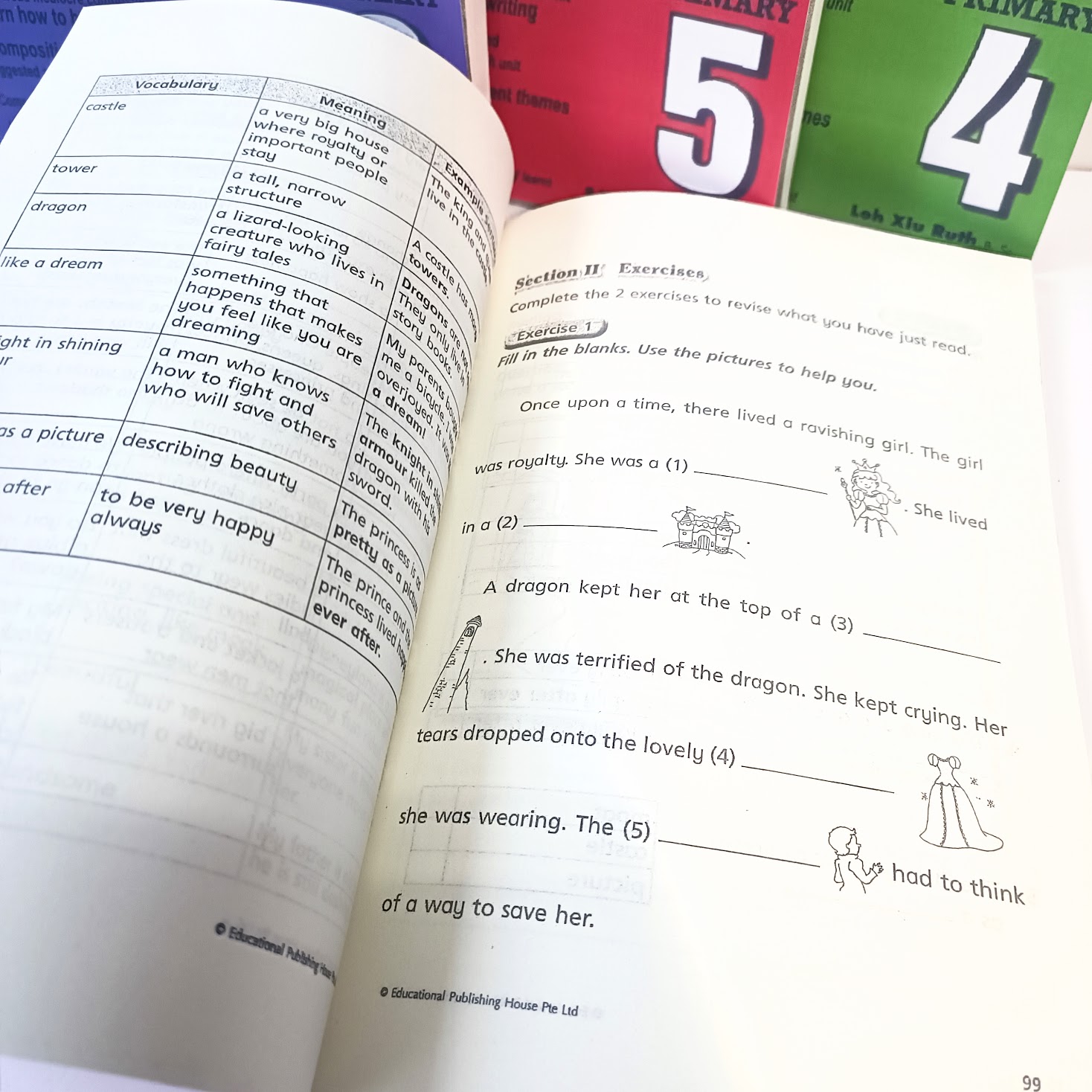 EPH English Thematic Composition Writing 小學1-6 年級 |9-12歲 | 新加坡英語 | 英語主題寫作 |訂製版 SAP14