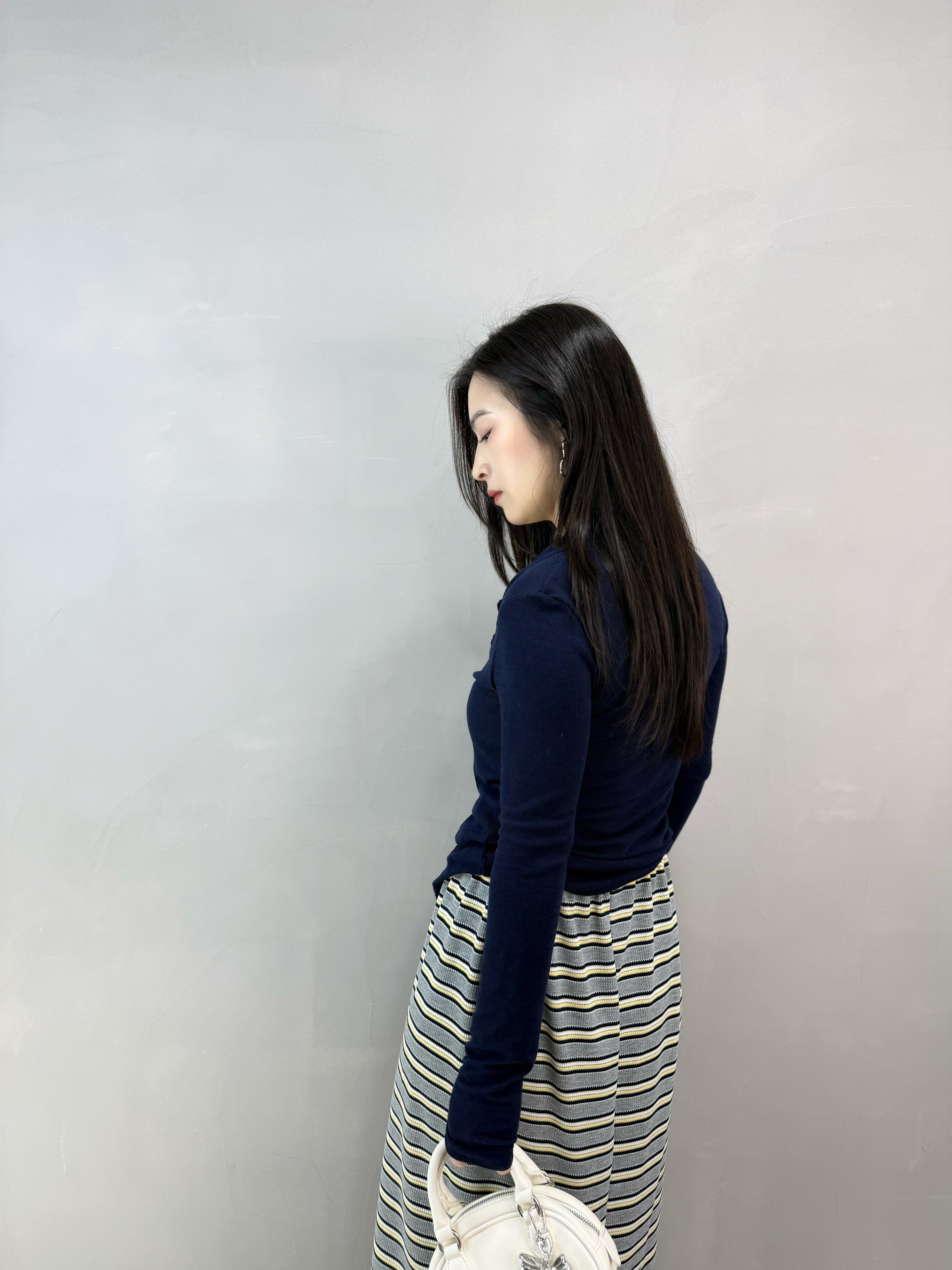 J65 假兩件扣鈕外套