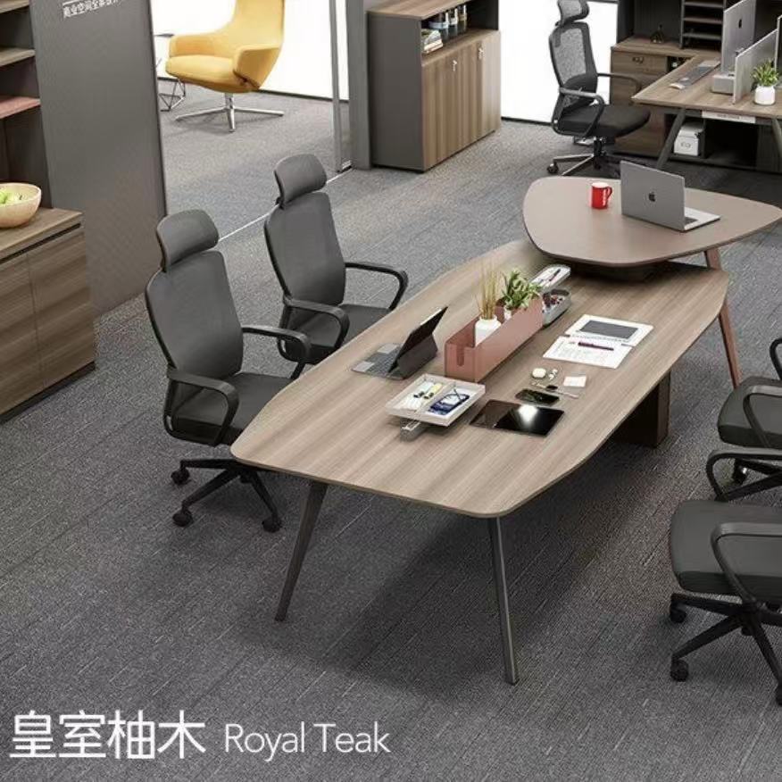 簡約現代辦公休閒中小型創意會議桌多功能台‑table