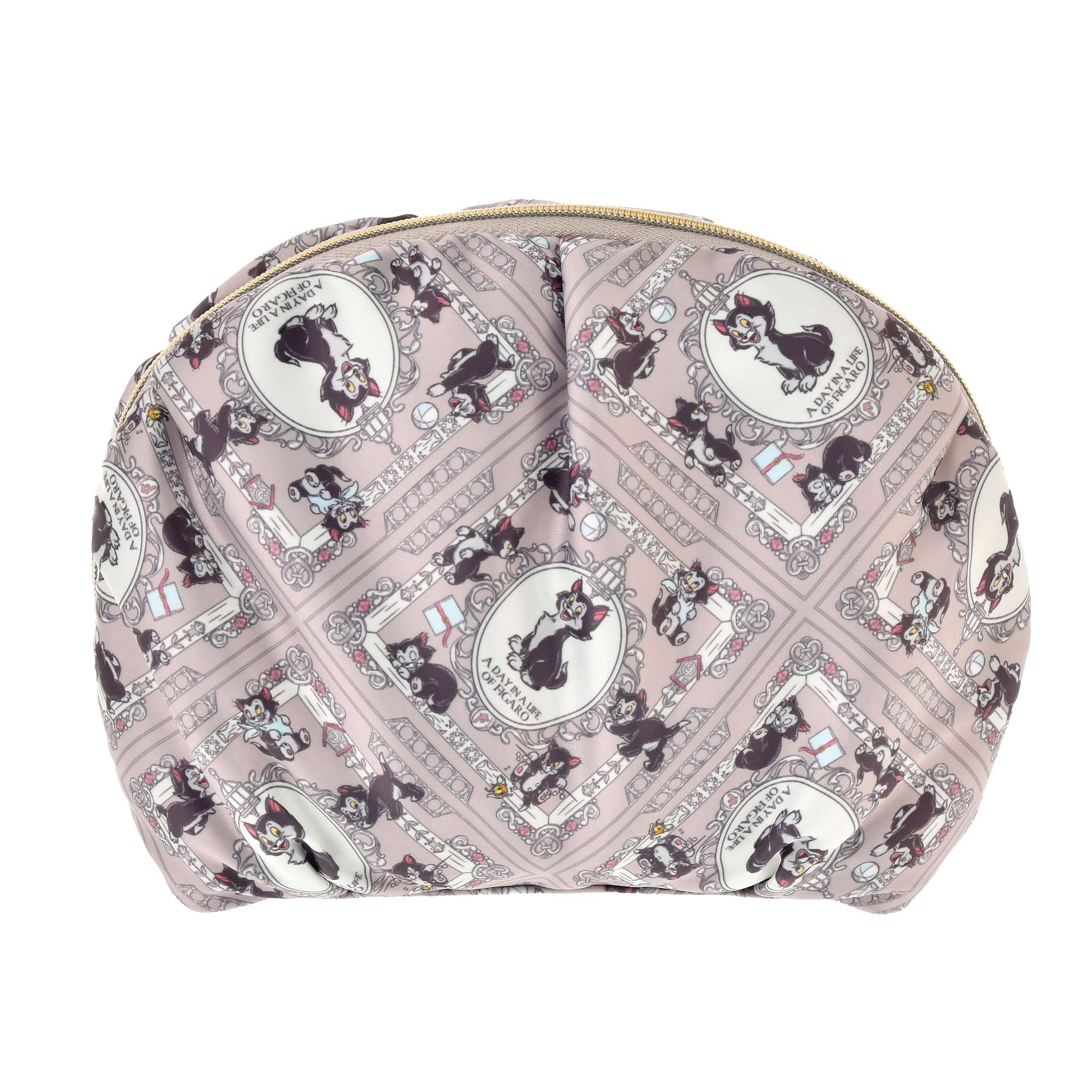 日本預訂📍日本迪士尼Cat Day 2026系列 - Figaro圖案化妝袋 3/2日本開售