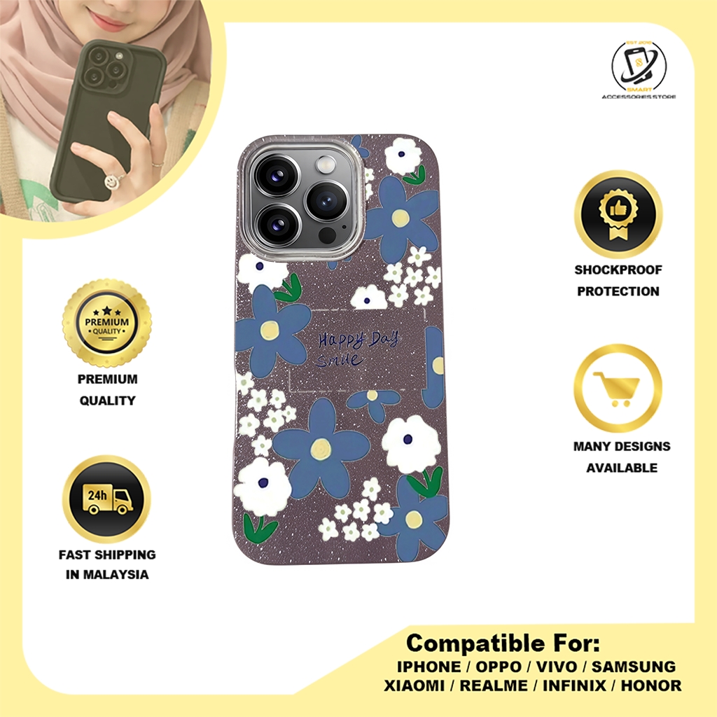 BLING CASE PHONE FOR IPHONE - DESIGN FLOWER O