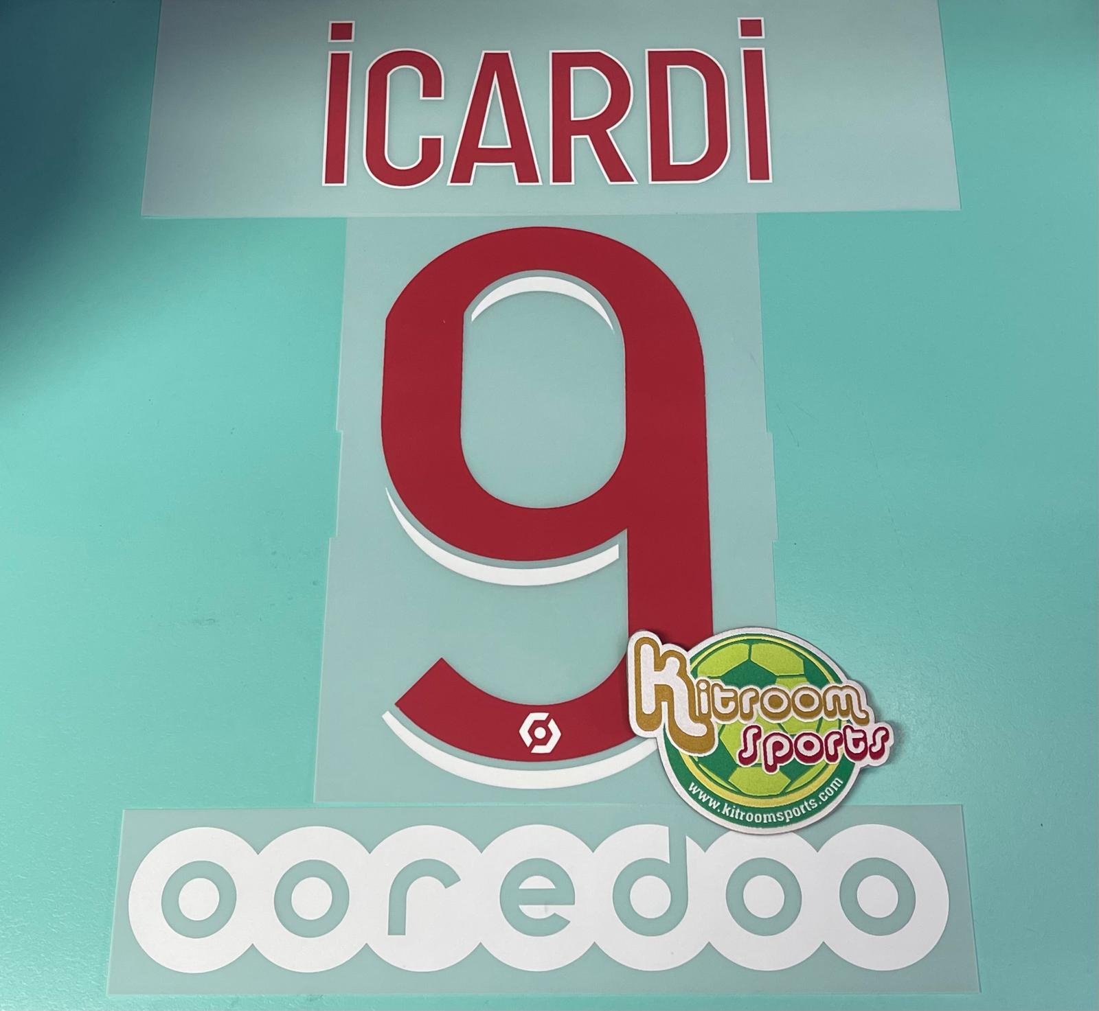 2020-21 PSG Home Nameset #9 ICARDI