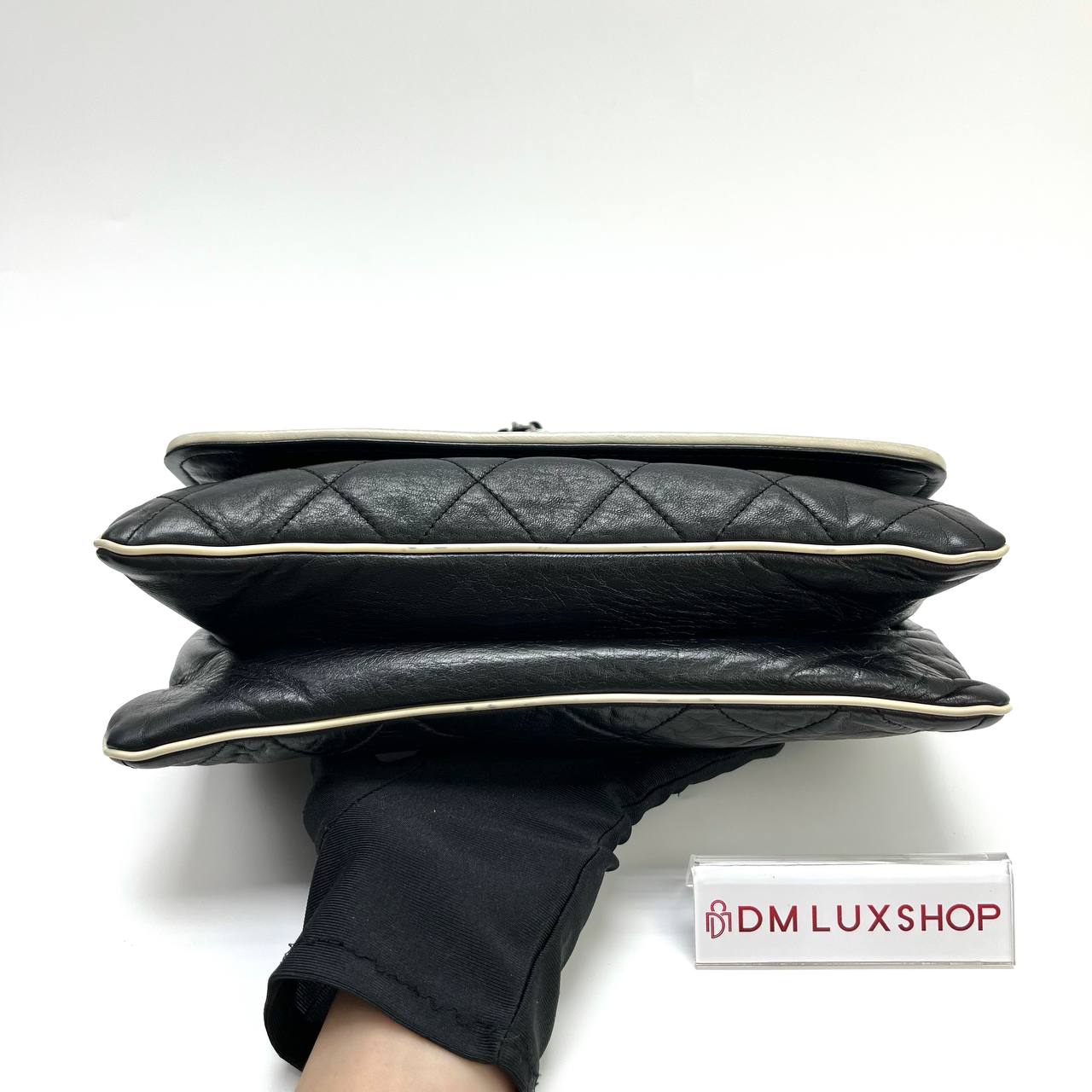 Chanel East West Mademoiselle Flap Bag SHW (Serial 12, Year 2009)