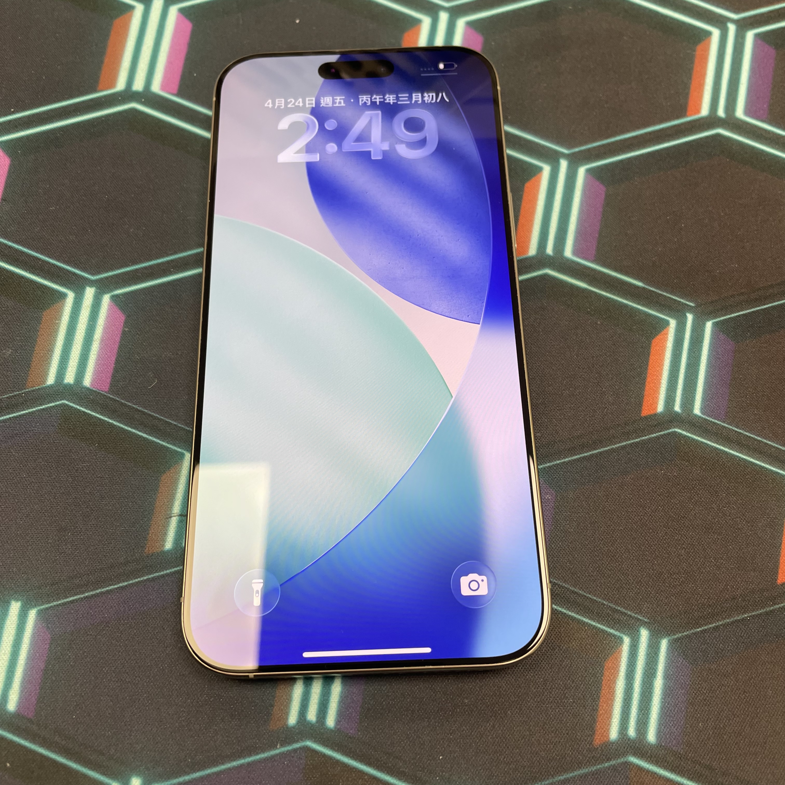 *6430 16 pro max 完美機 256GB 電90 原色 gray