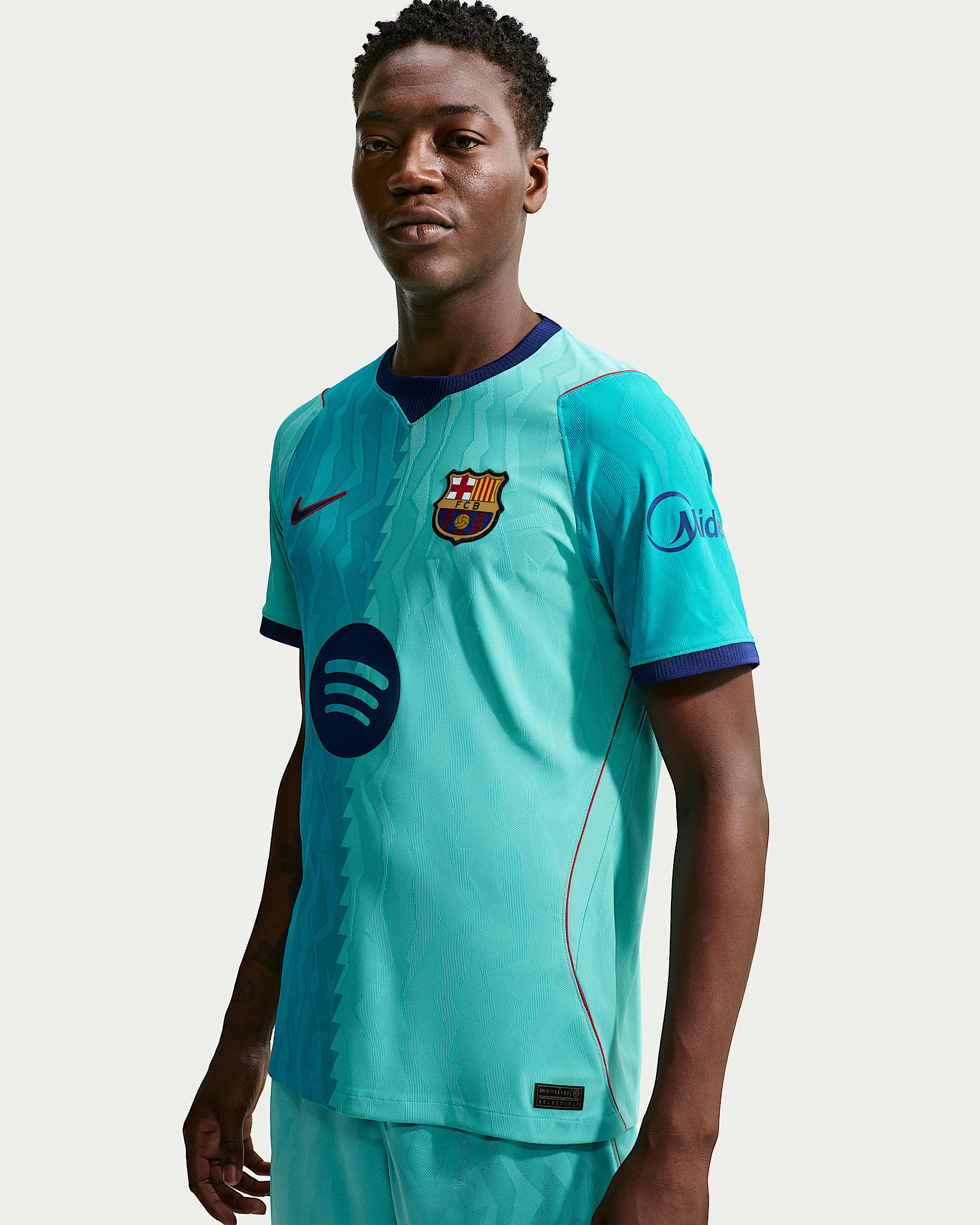 重溫經典設計 Nike Barcelona 巴塞羅拿 2026-27 三客球員版球衣 (可加印字章) II6639