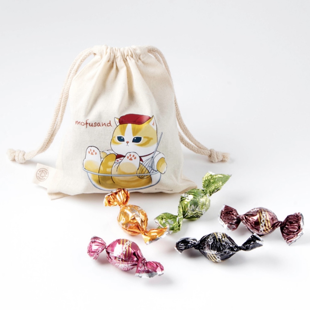 Mofusand 鯊魚貓 糖果索袋｜預訂