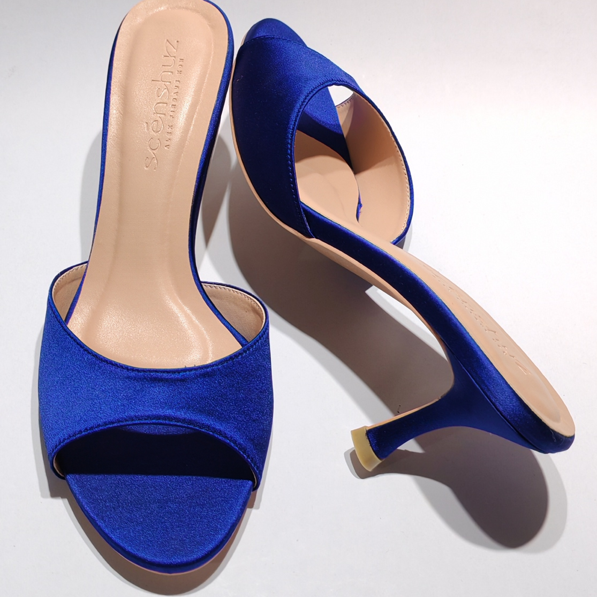 MAYA 65 INDIGO SATIN