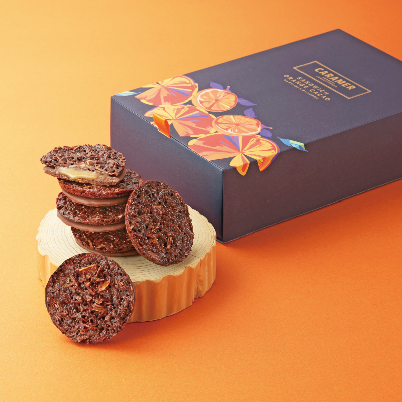 CARAMER 焦糖夾心餅乾 柳橙可可 (5入)