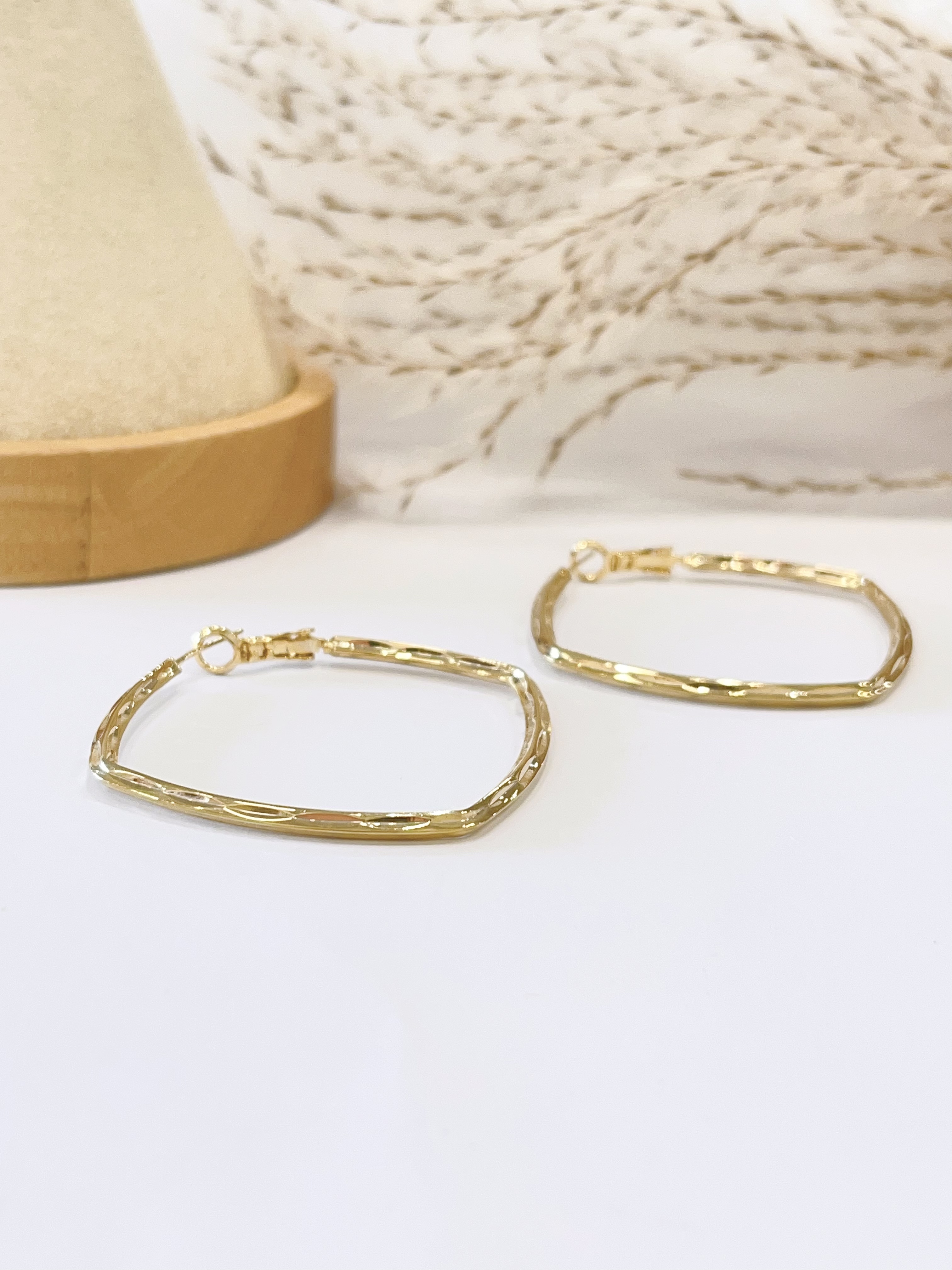 轻奢几何方形耳环