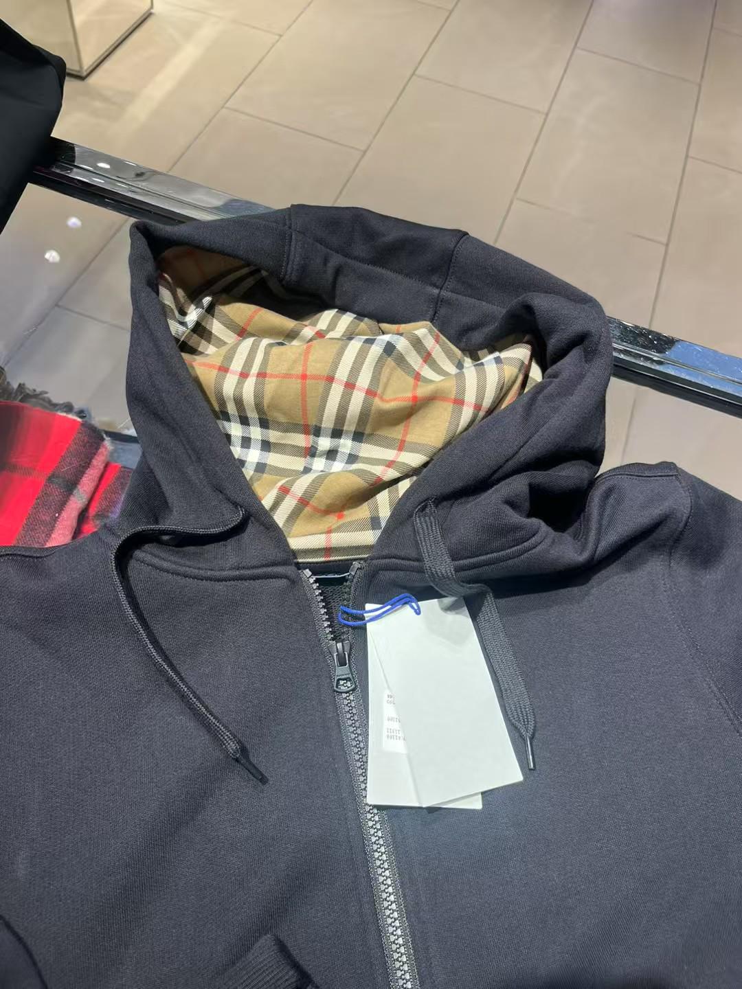 預購 Burberry🌈🌈折扣款 女士連帽zip up Sale