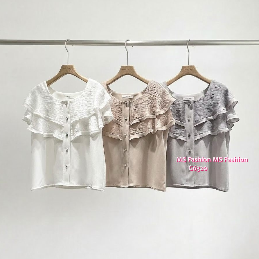 G6320 高質靚料ruffle top