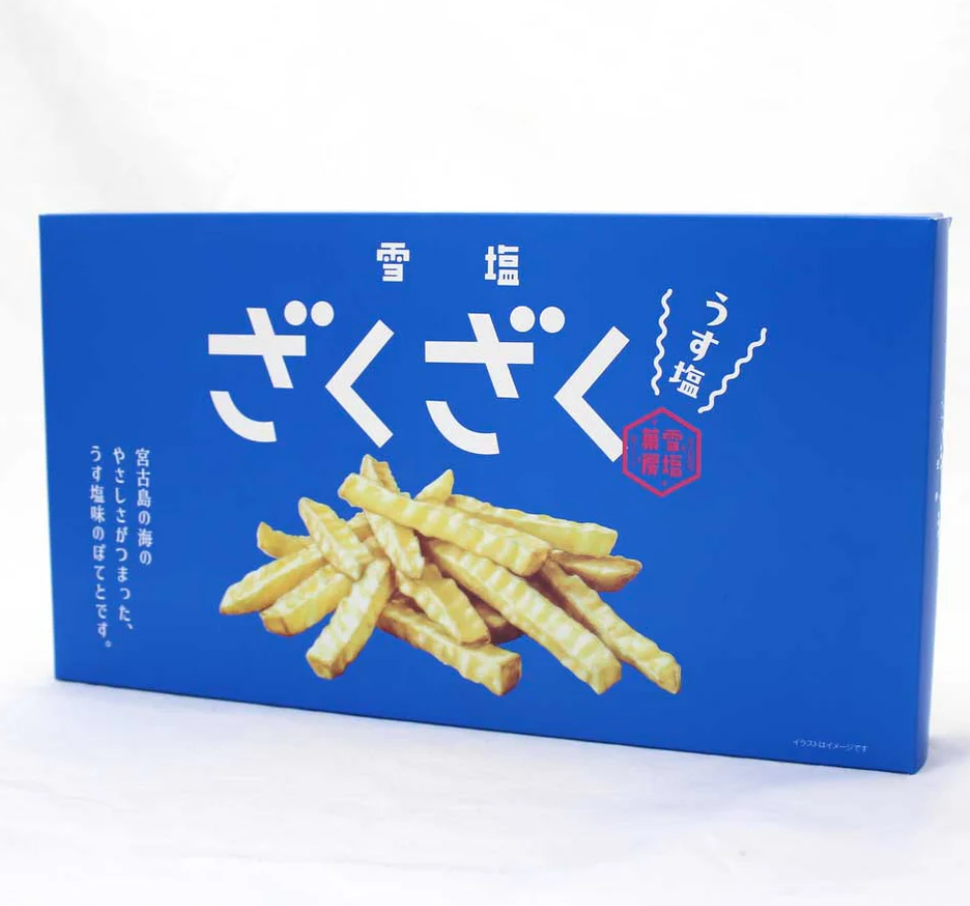 【預訂】日本5月份快閃限定 宮古島雪鹽 薯條(3包)