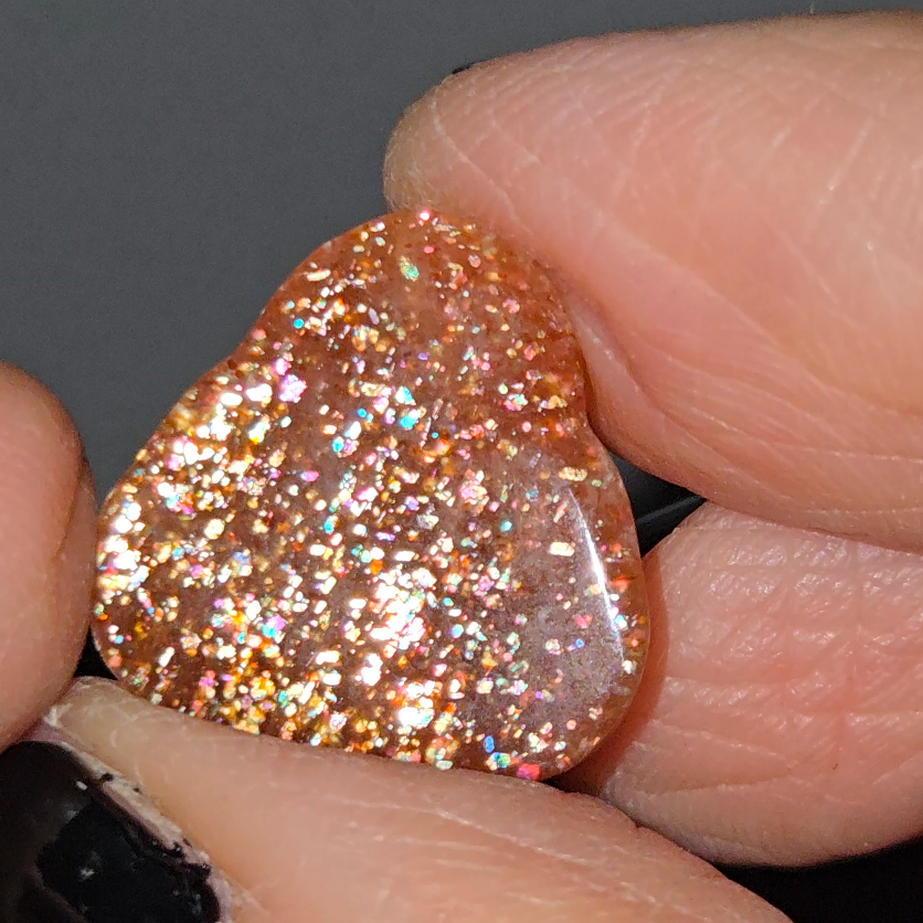 Arusha sunstone laughing Buddha - SM2