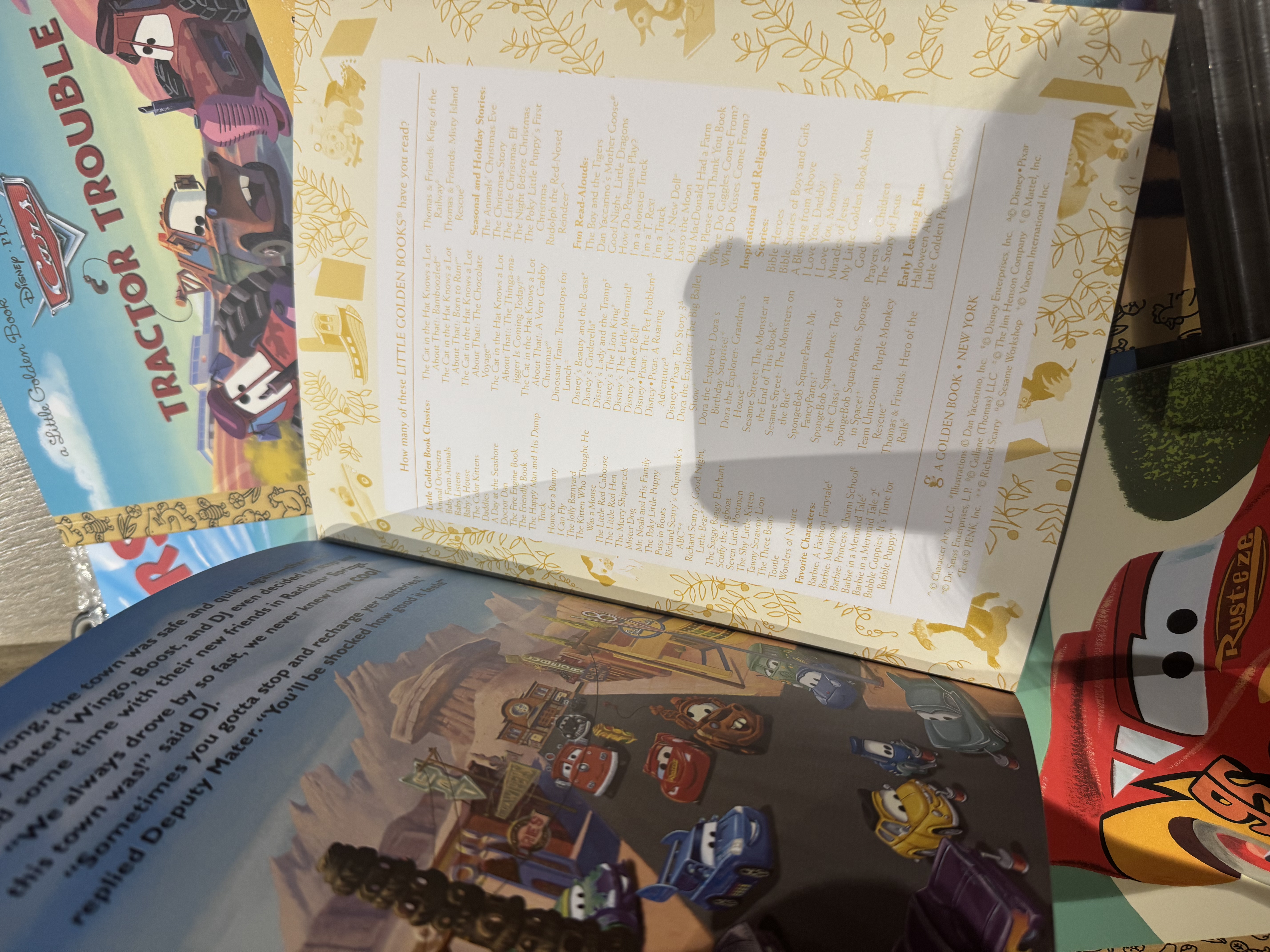 Disneyland a little golden book. The world of Car賽車總動員9冊