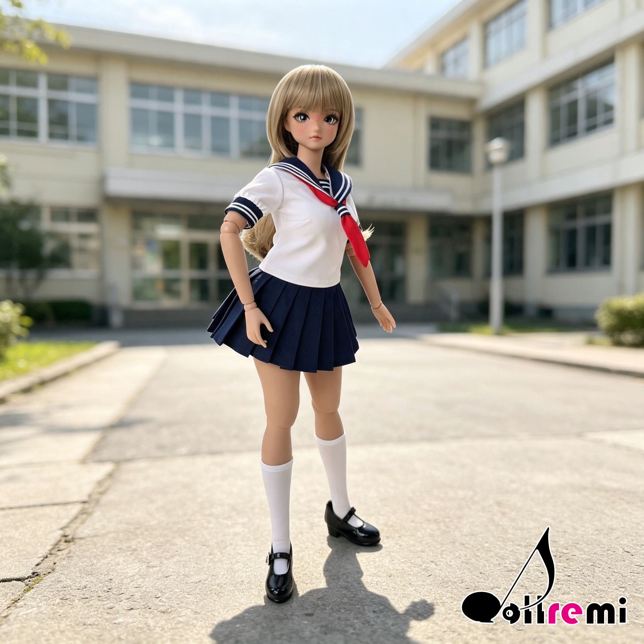 【dollremi】(P026) 短袖校服 Short-sleeved school uniform