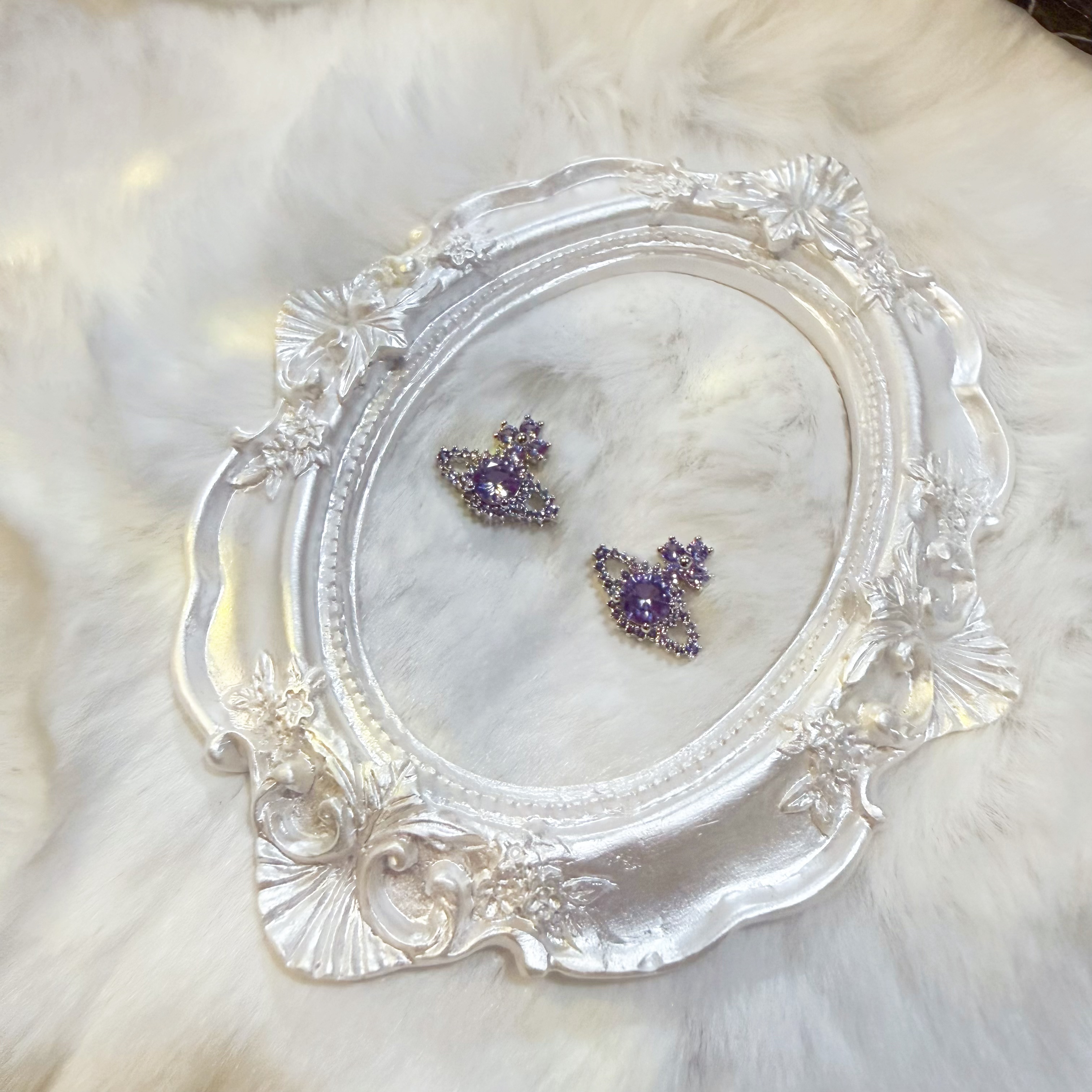 VW Valentina earrings purple/s