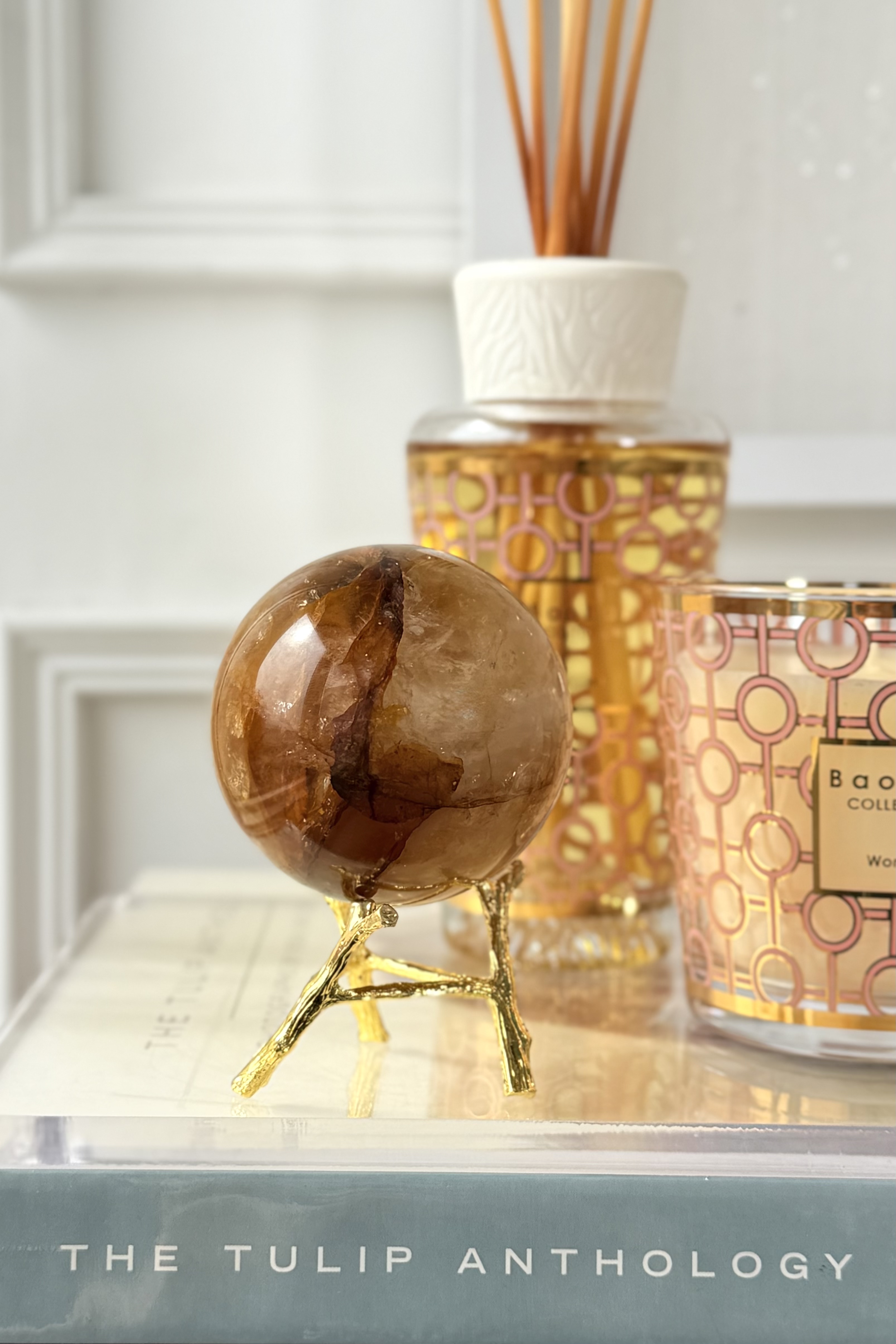  ༒6.5cm Golden Healer Quartz༒GH.1226C10GMN2-RA27*6JM