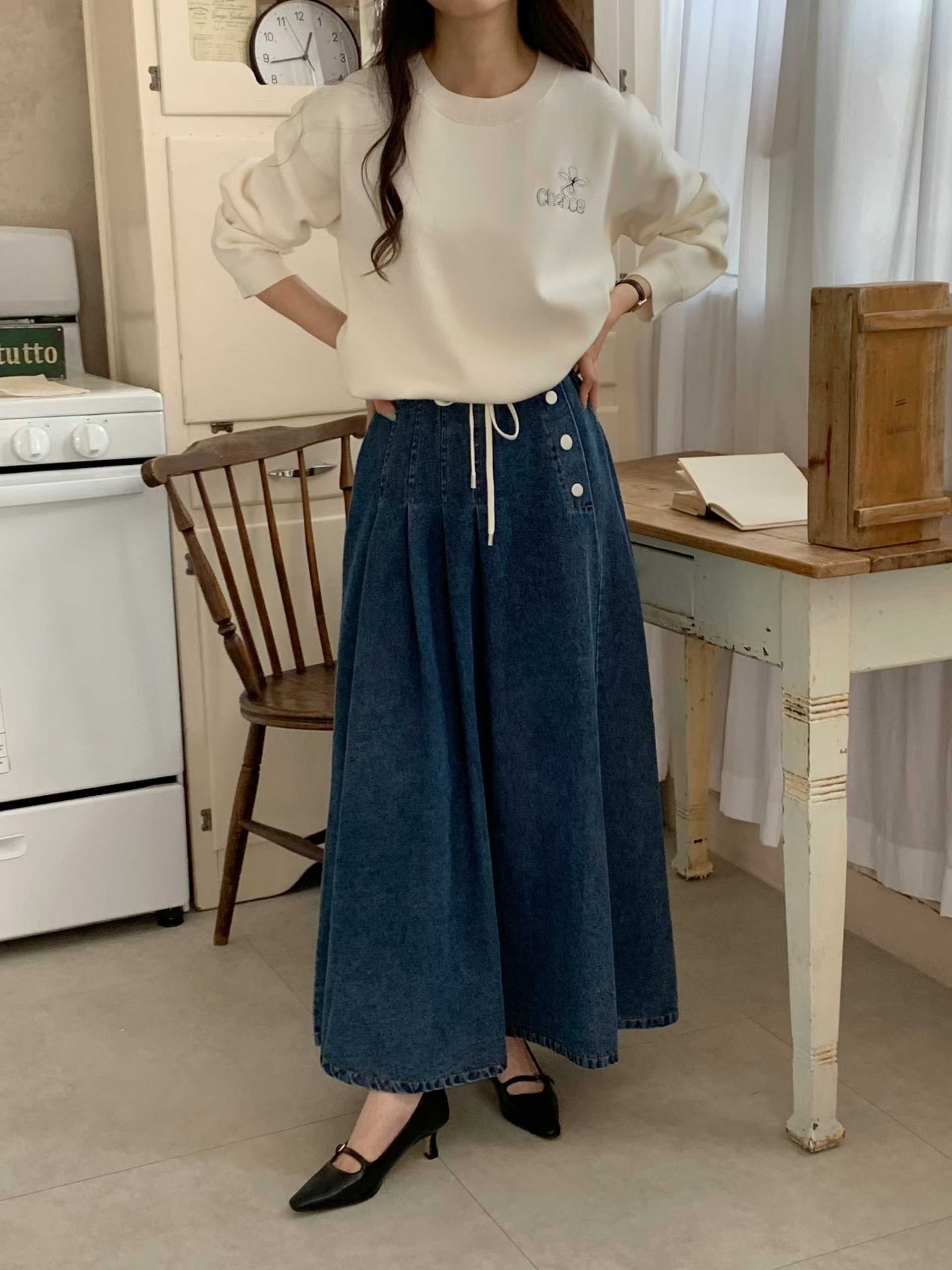 CT30 半截牛仔裙