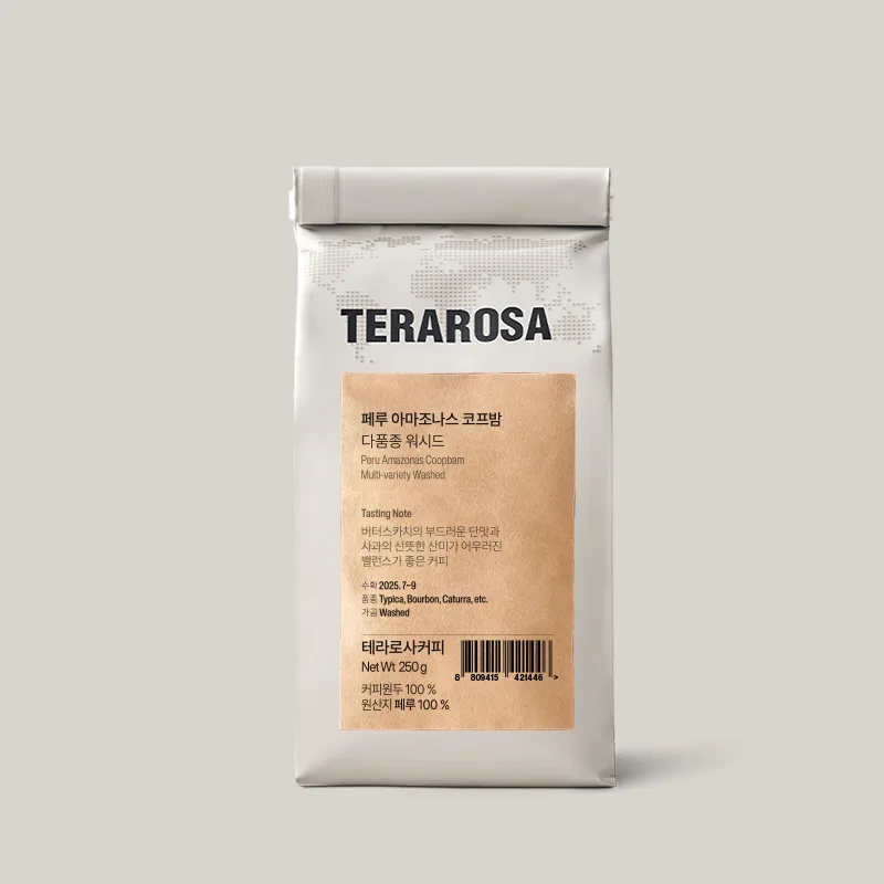 韓國🇰🇷 TERAROSA | SO | Peru Amazonas Coopbam Multi-variety Washed 250g
