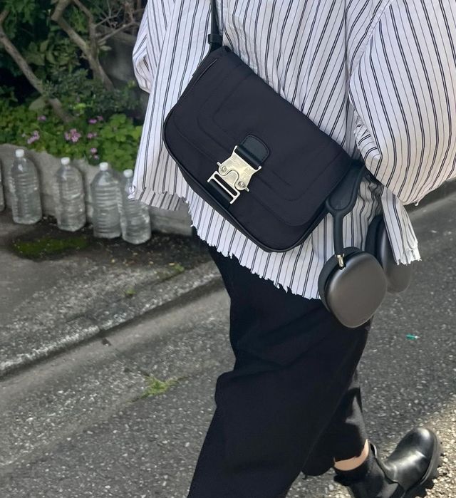 ★Matin Kim★MINI BUCKLE BAG Matin Kim Mini Buckle Bag Black - SS25 - US