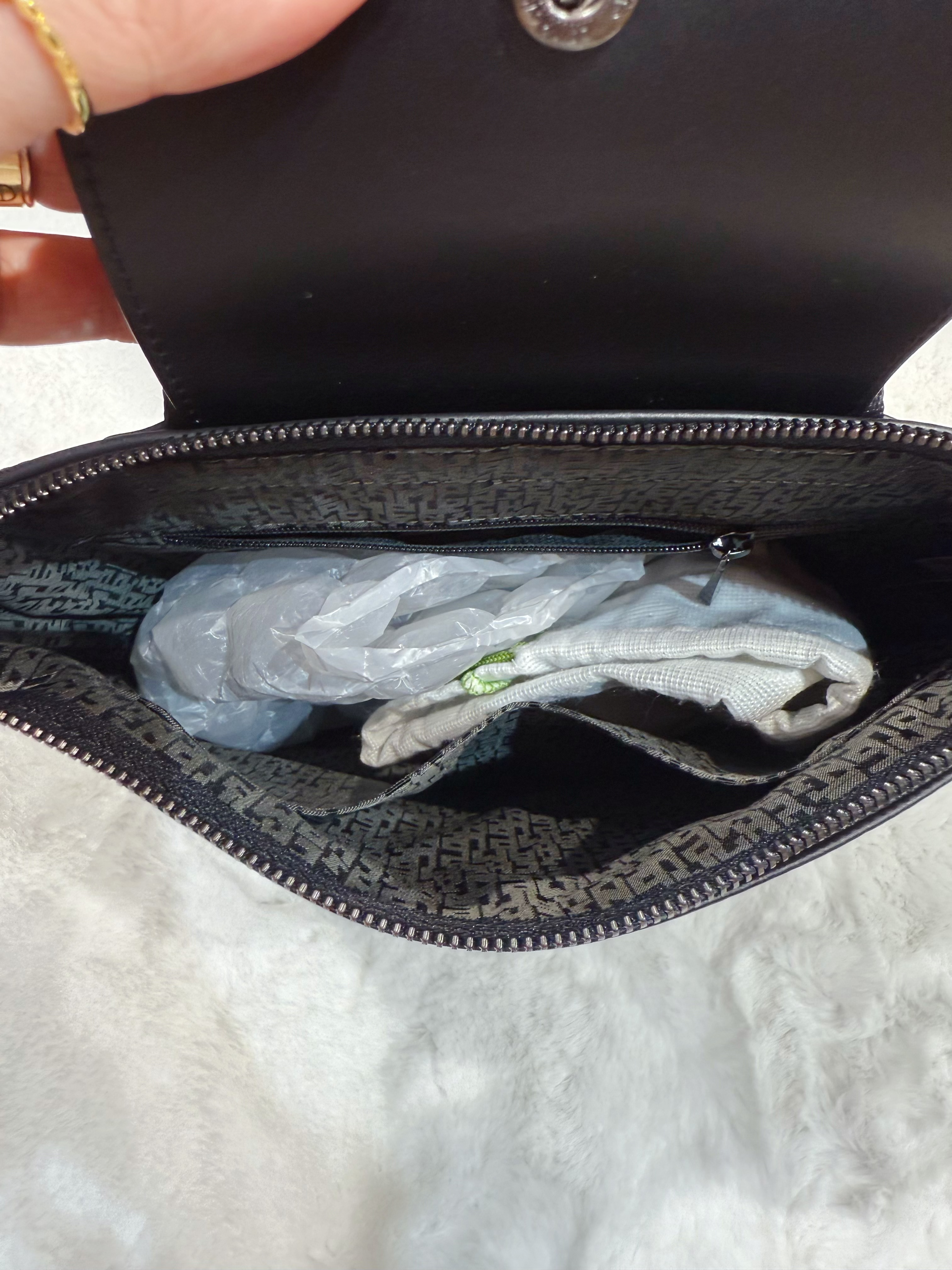 Longchamp backpack blk/lamb