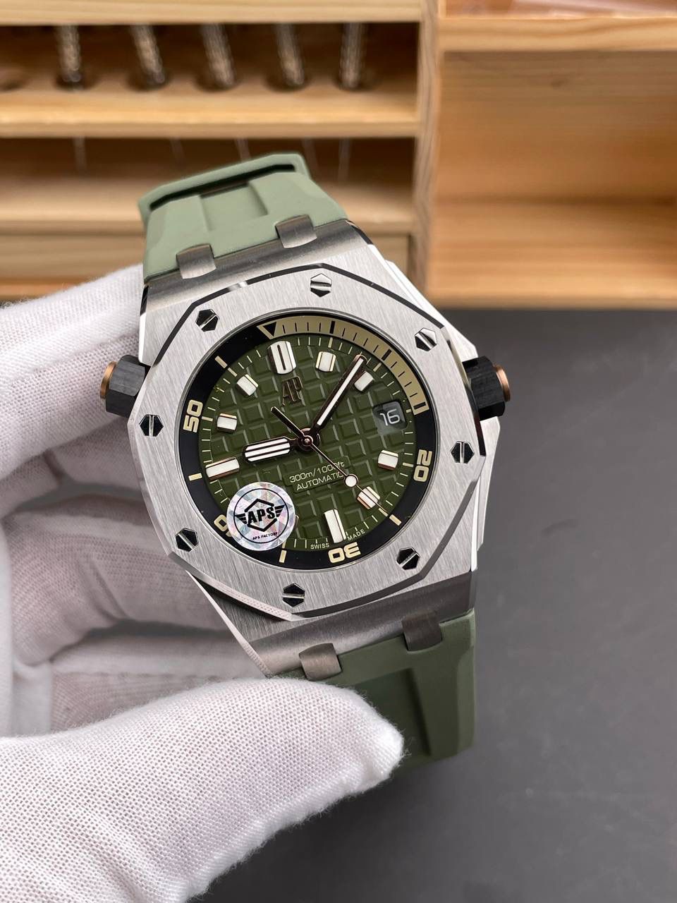 🚀皇家橡树15720 牛油果绿盘/42mm/4302机💯