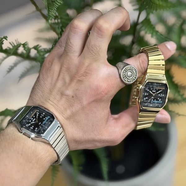 日本BEAMS x TIMEX / Square Camper Silver （約8月中到貨）