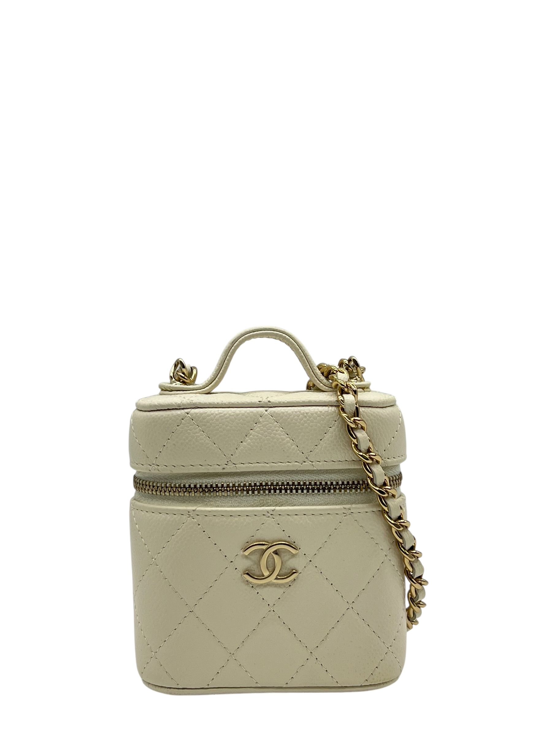 Pre-Owned CHANEL Mini Box With Handle / Product Code: 062010