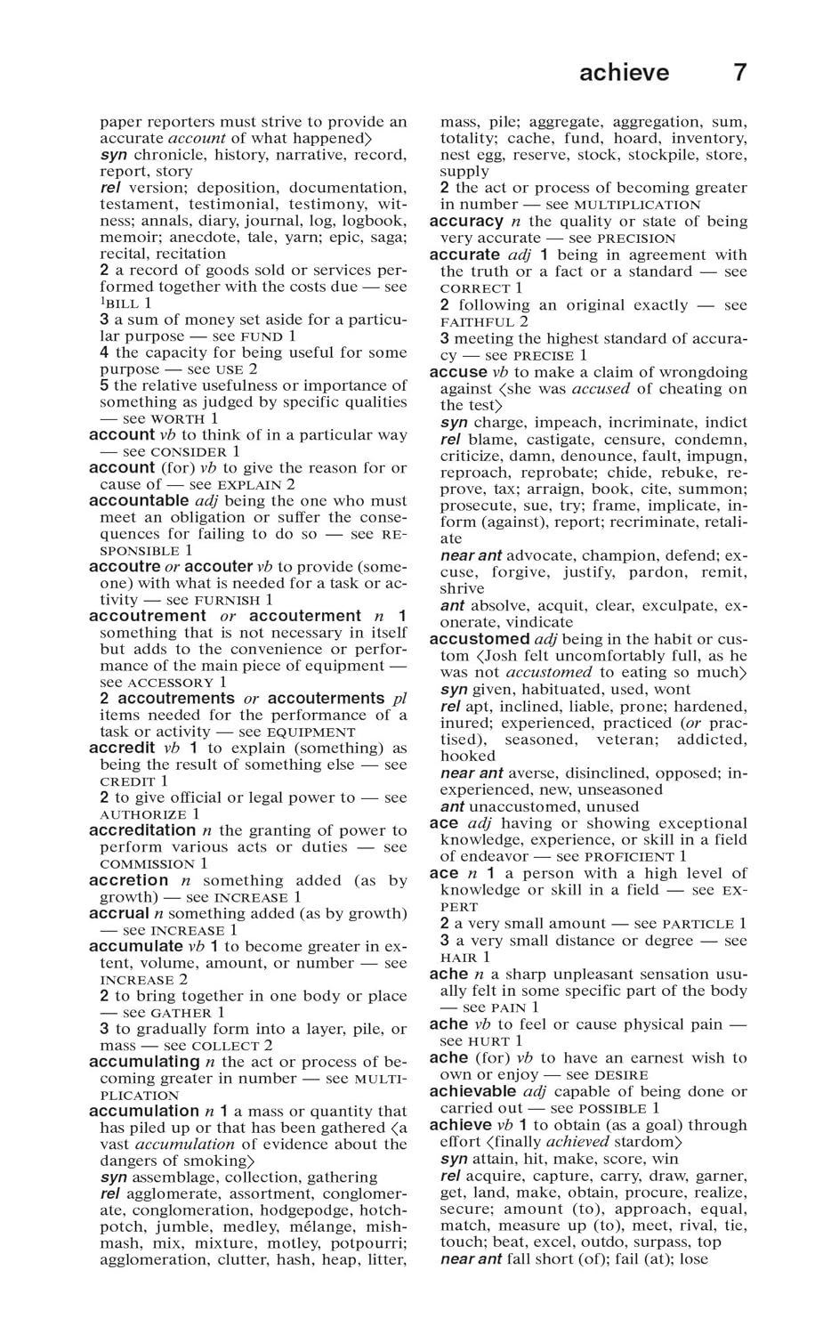 The Merriam-Webster Thesaurus | A94