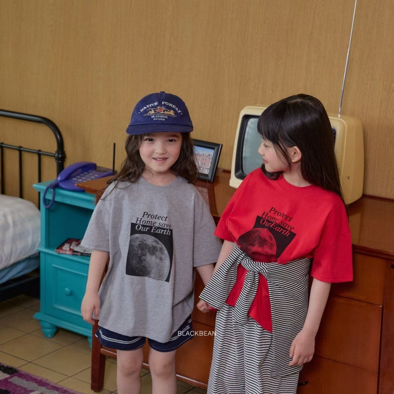 🇰🇷Blackbean&kids tee