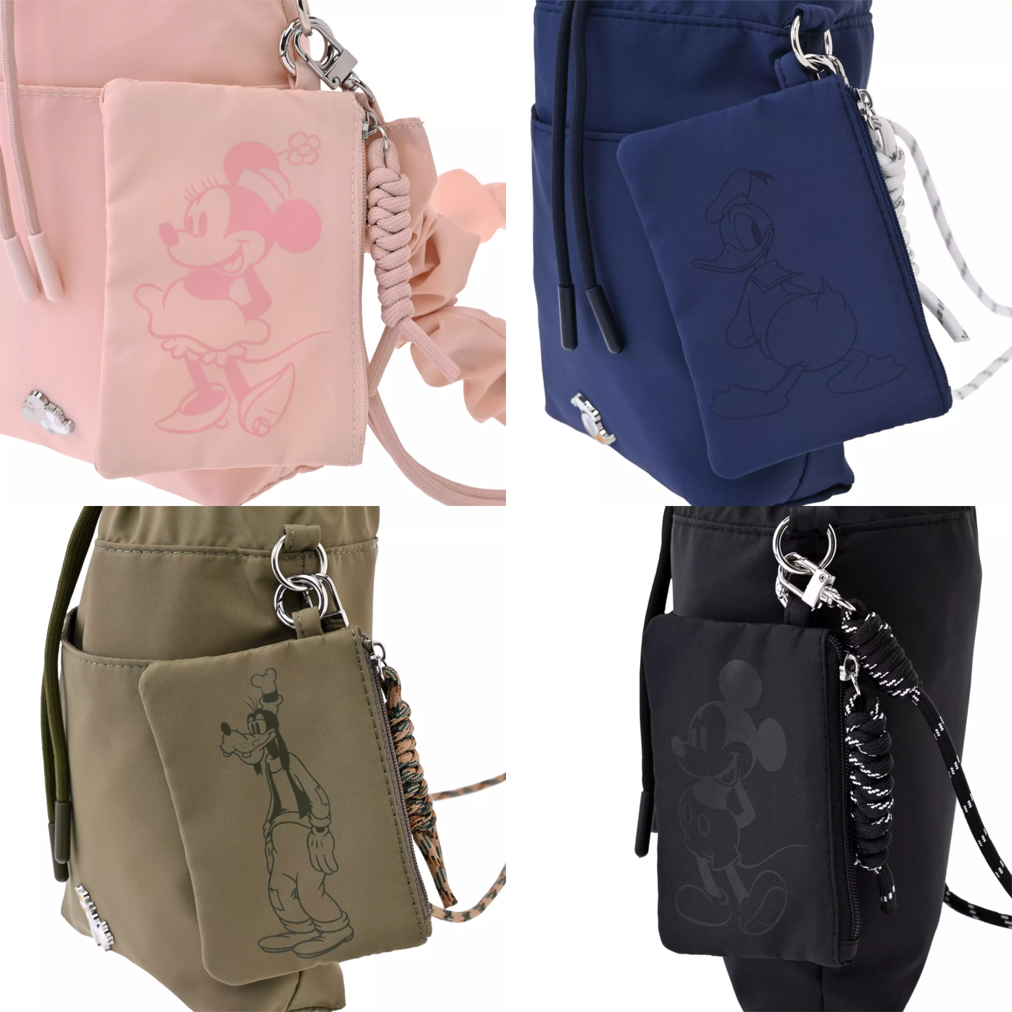 預訂 斜孭袋連pouch Mickey Minnie Donald Goofy