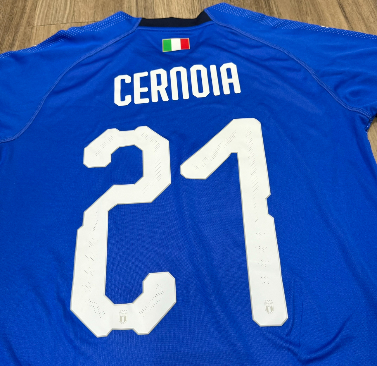 Italy 18/19 woman team match issued/worn shirt #21 Cernoia