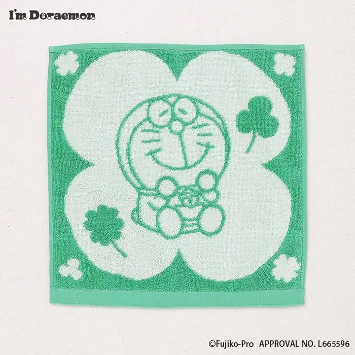 [訂購] 多啦A夢毛巾 手巾仔 Doraemon生活｜四葉草系列