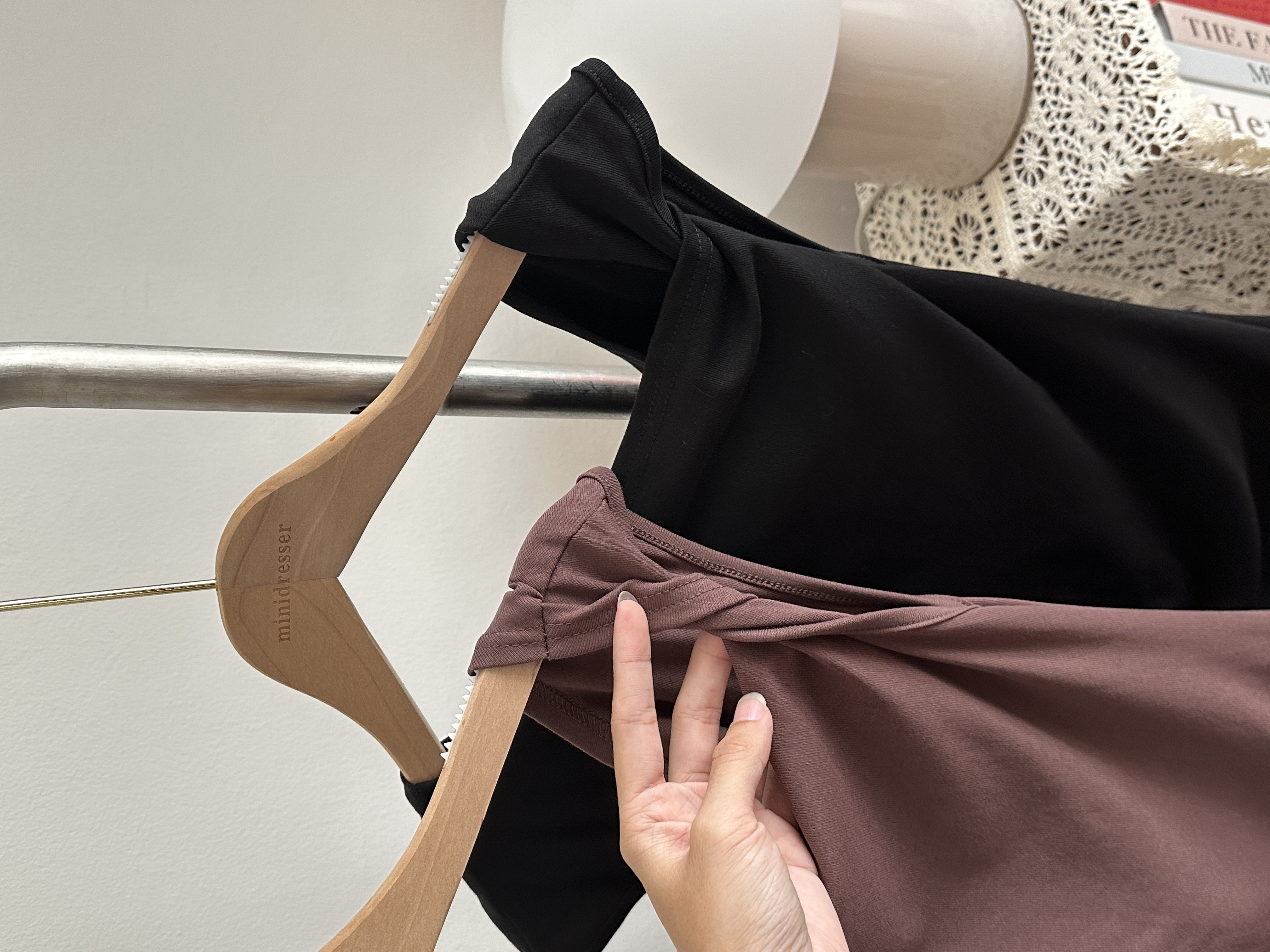 Vaeda Off-Shoulder Dress | Brown