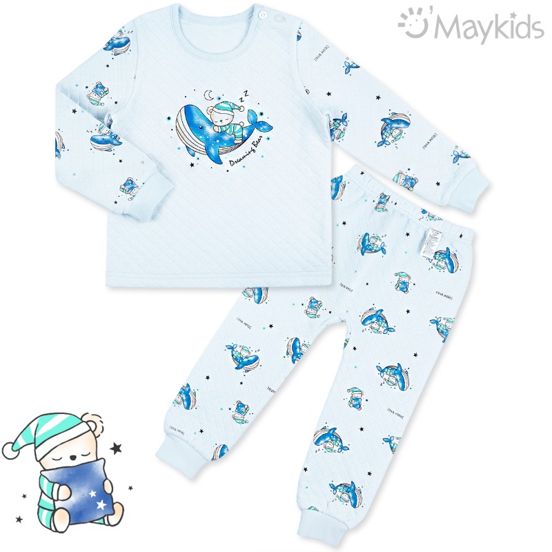 Maykids 保暖家居服(Dreaming Whale)