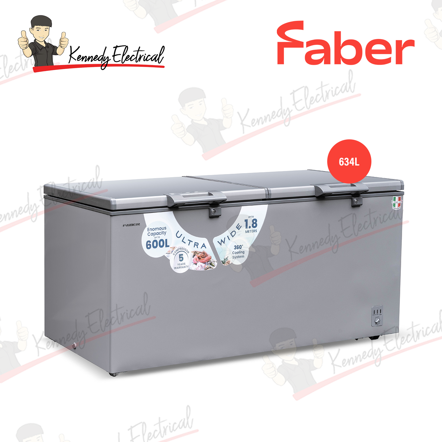 Faber 650L Chest Freezer FROSTAC 659GR