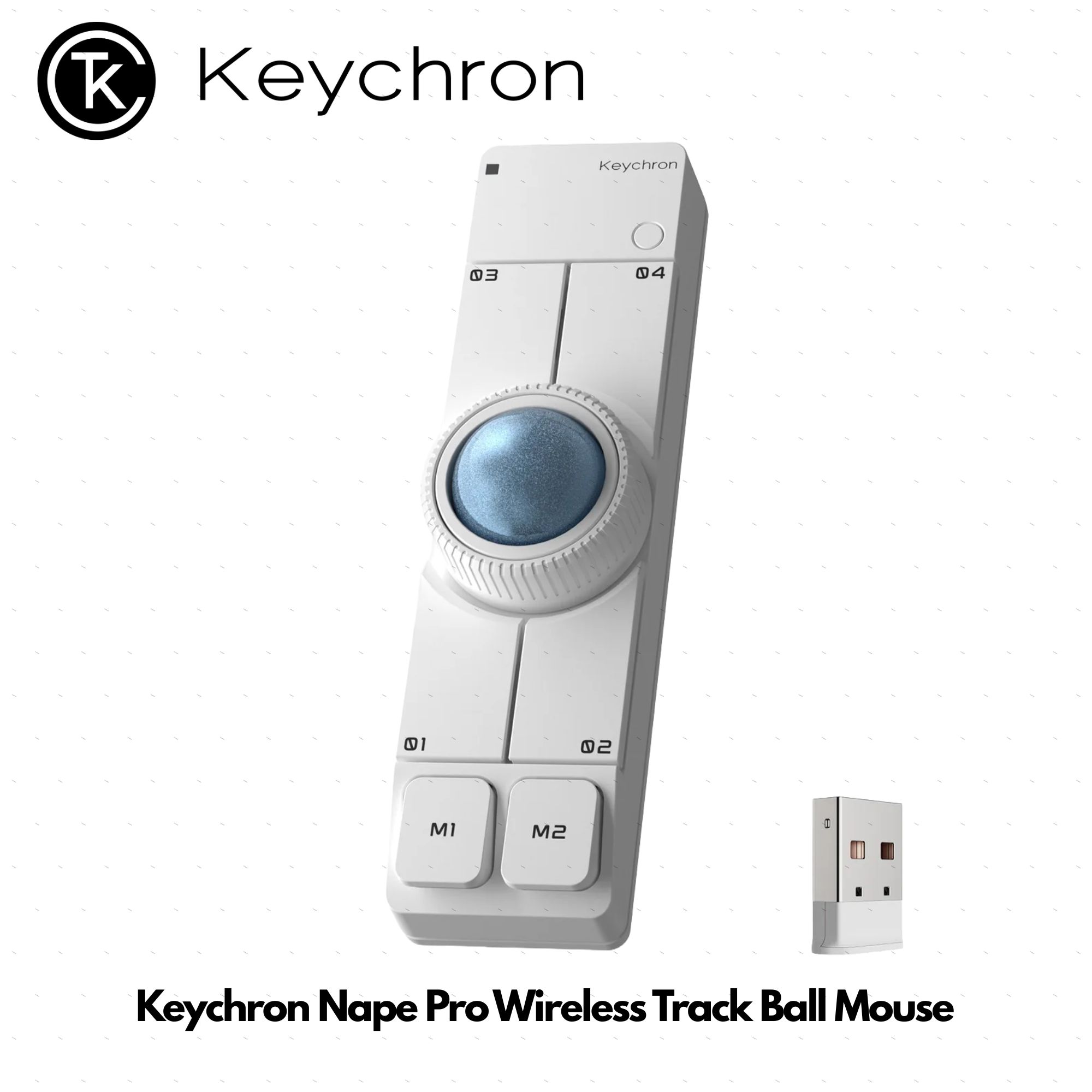 【Gizmodo Japan × Keychron】 Keychron Nape Pro Wireless Track Ball Mouse 軌跡球滑鼠 | Tom’s Hardware「Best of CES 2026 - Best Mouse」 