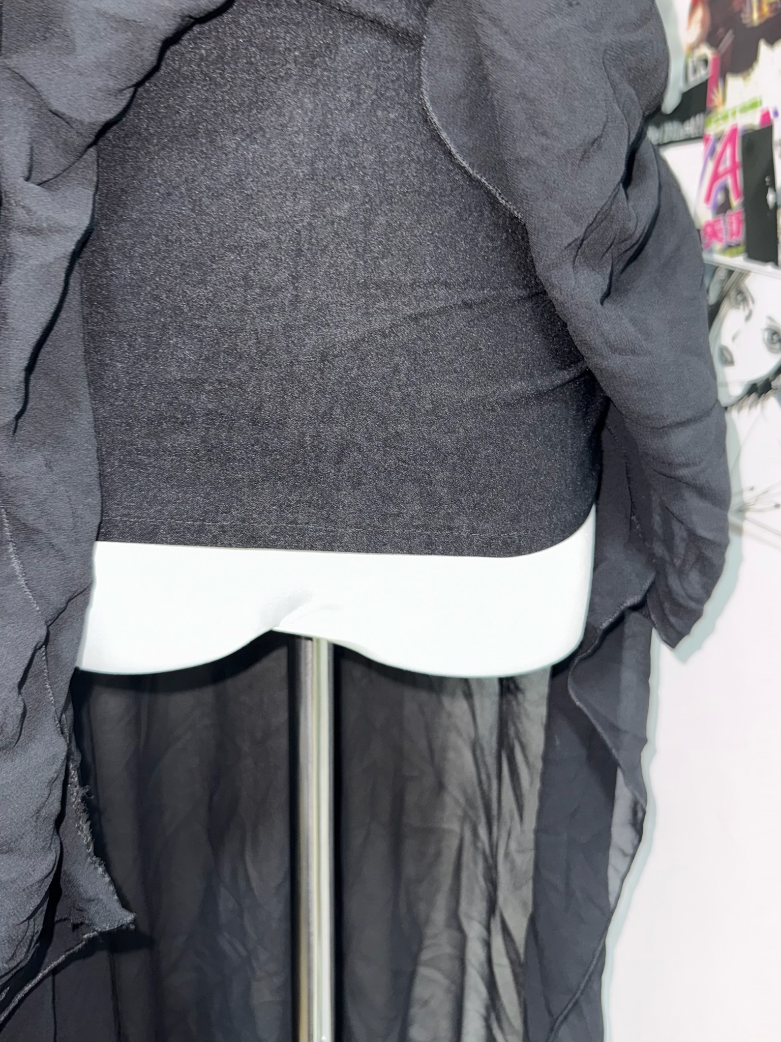 Halter Cross Neck High-Low Dress