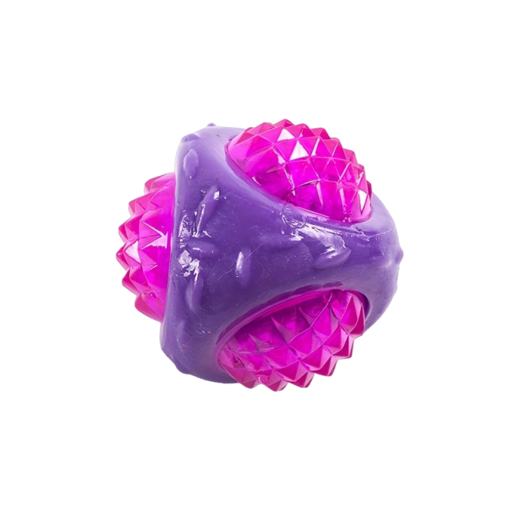 耐咬磨牙發光鑽石寵物玩具 紅色 UB0256