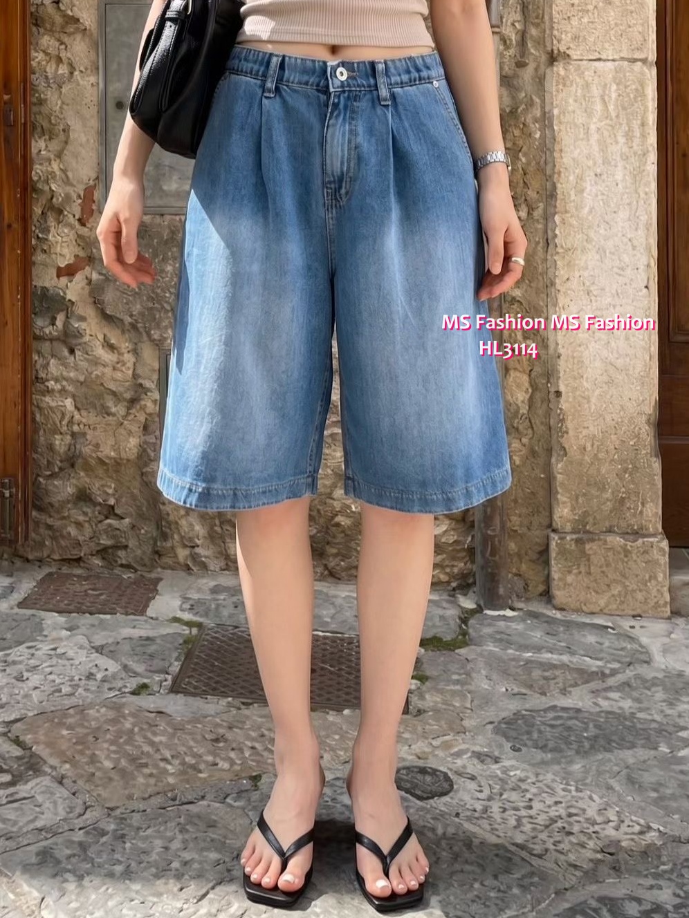HL3114 韓國👖Howluk單摺短牛