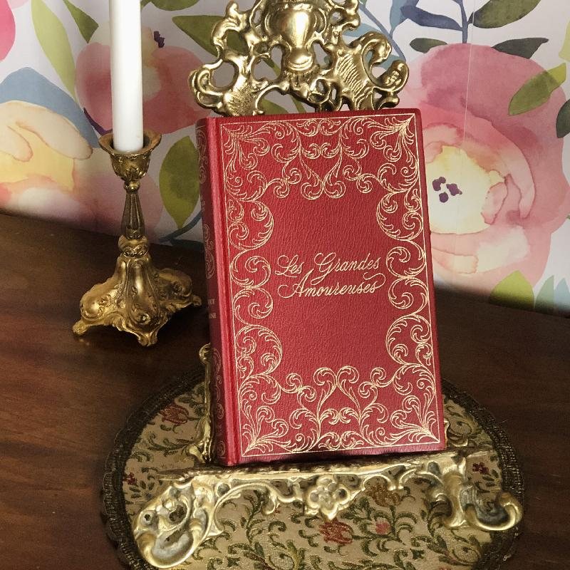 Elegant 1980s French Novel Les grandes Amoureuses/The Great Lovers By Anne Serge Golon (MT1010)