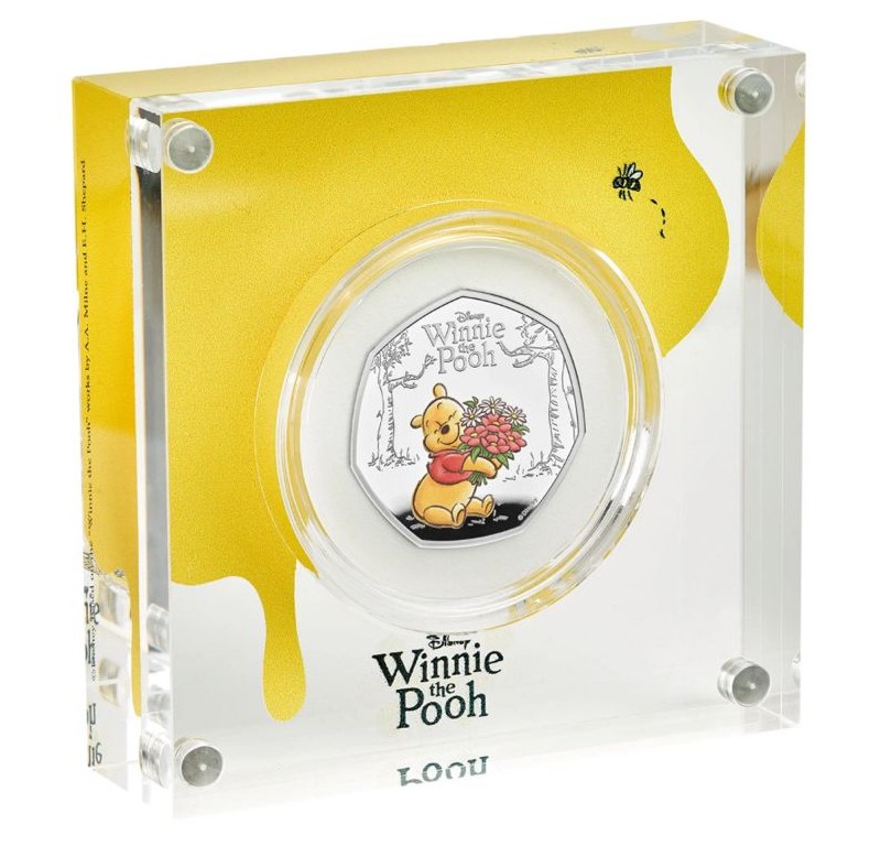 100 Years of Winnie the Pooh - Kindness 2026 UK 50p Silver Proof Colour Coin (GC4326)