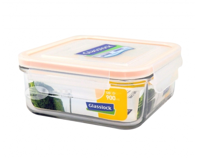 MCSB-090N(Y)/韓國方形玻璃盒900ml