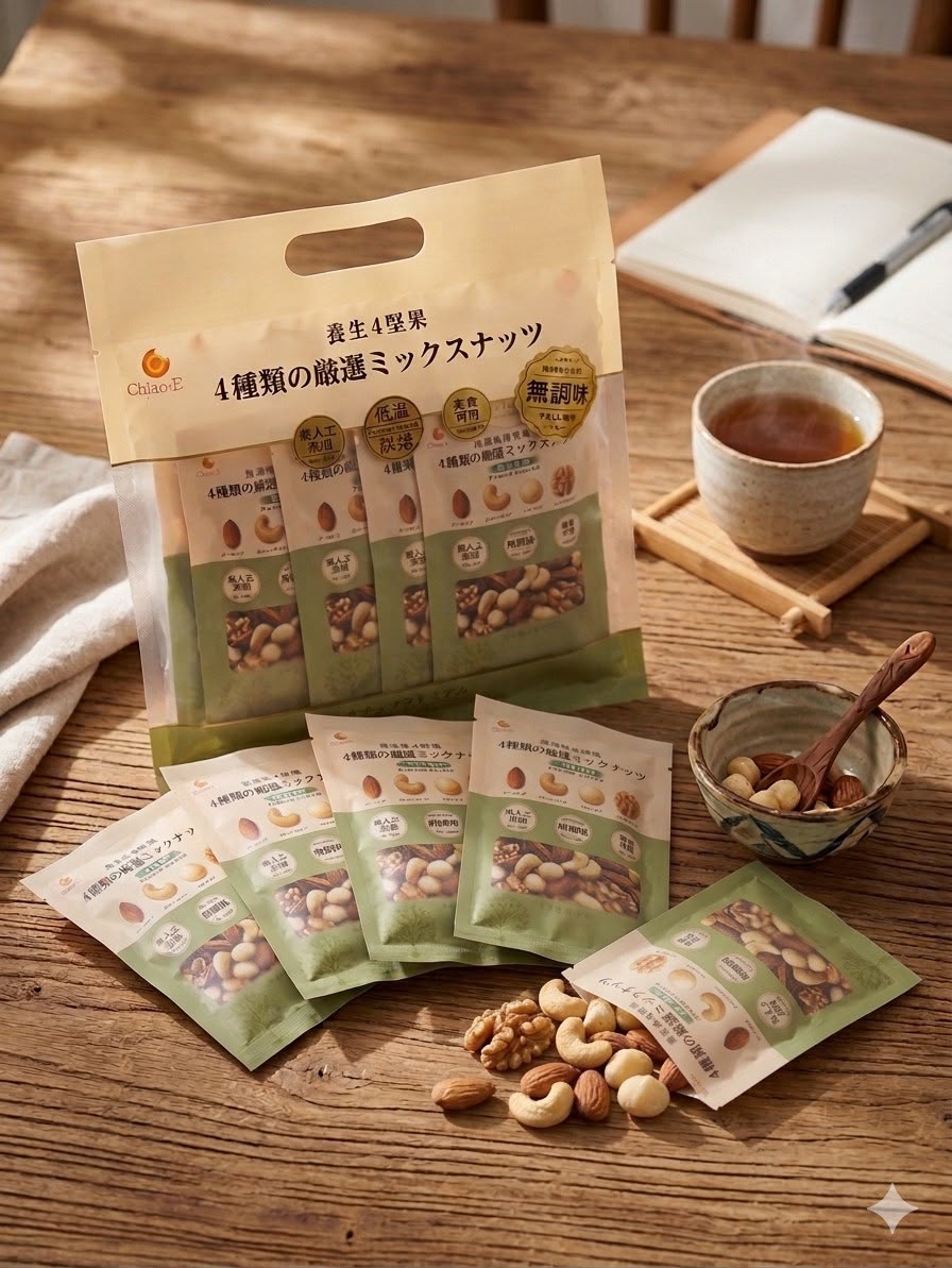  【預訂】台灣無調味養生4堅果 150g