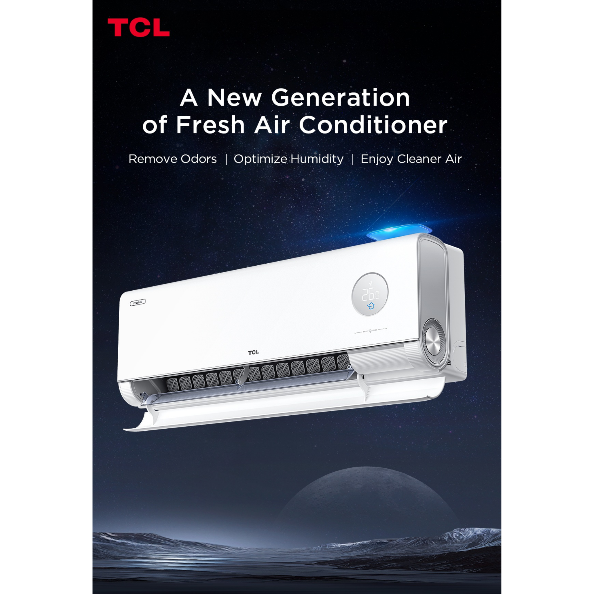 TCL 1.5HP FreshIN 3.0 Series Inverter Air Conditioner (TAC-13CSD/P7)