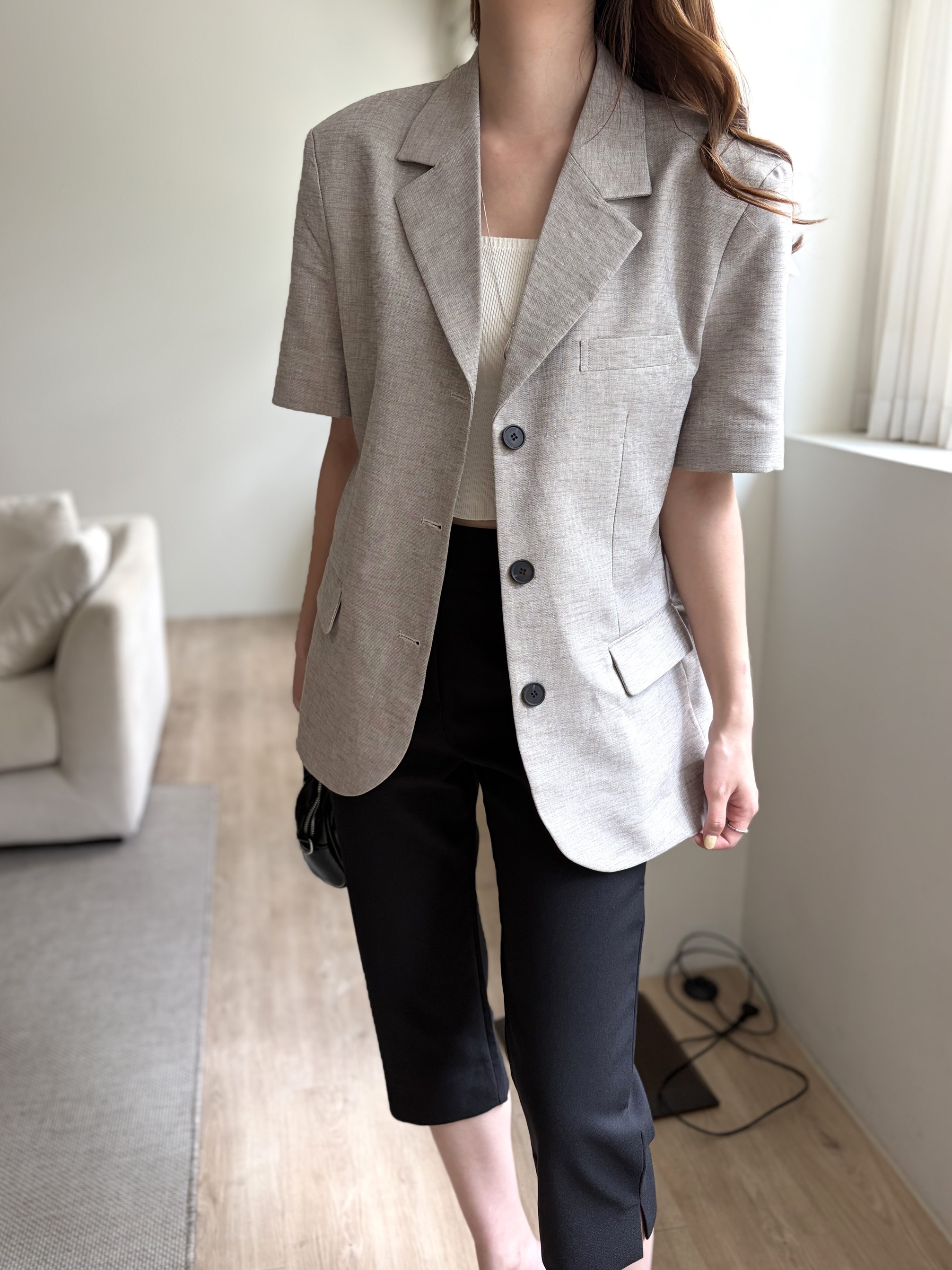 The Oversized Oatmeal Blazer