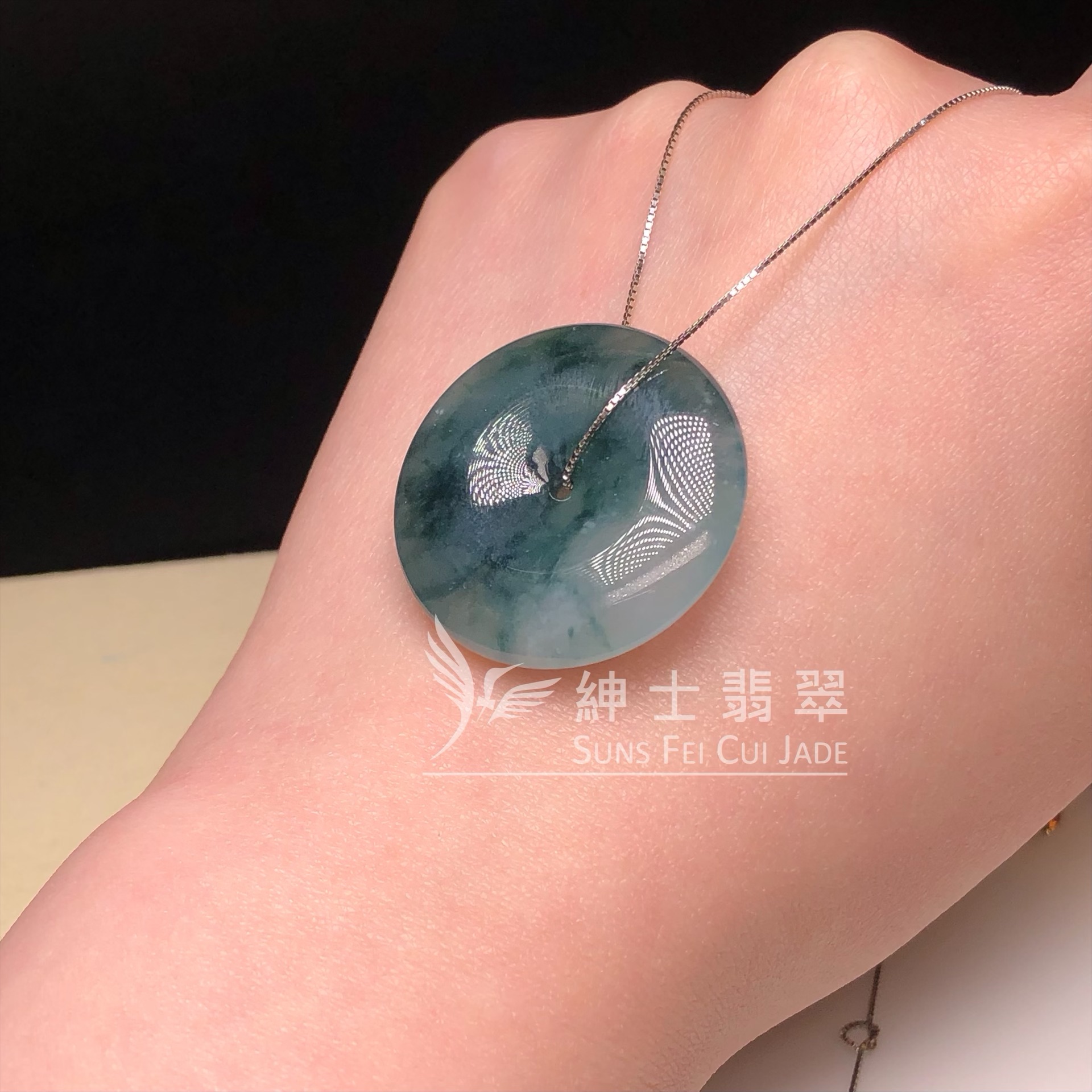 飄花平安扣 B08493