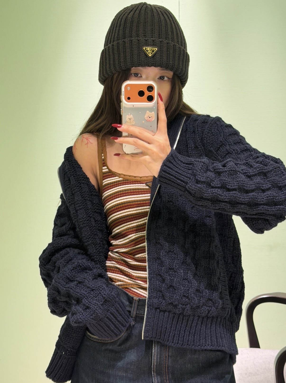 精選優惠✨訂貨🍒Prada wool beanie  Size S 57cm / M 58cm