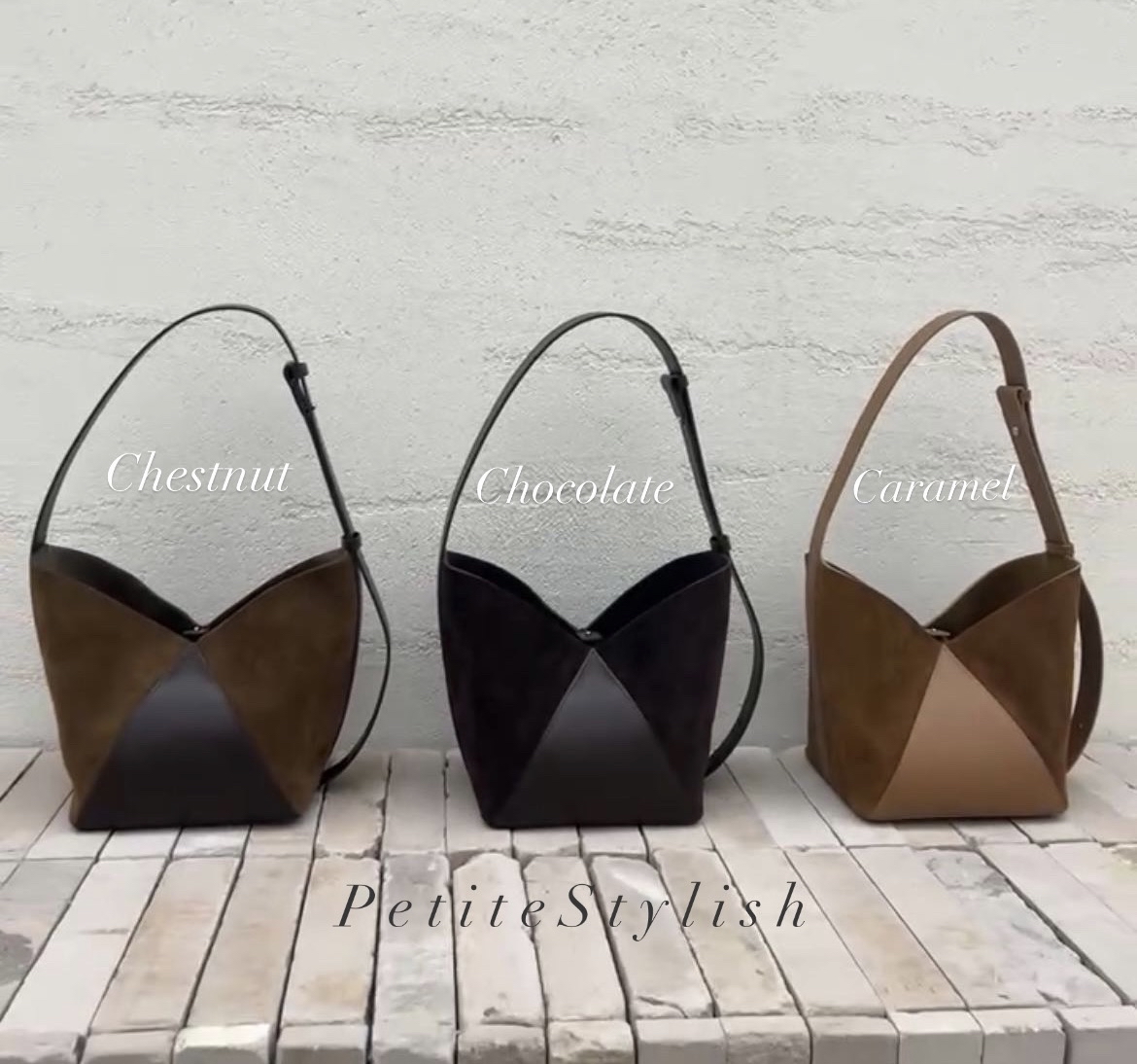 🍂連線🇰🇷 BUCKET BAG WITH FELT PANEL 